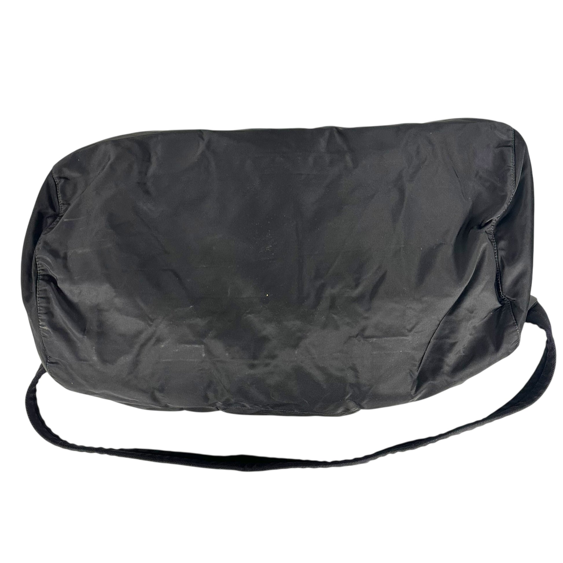 Prada Black Nylon Barrel 2-Way Duffle Bag - Outfit Repeater