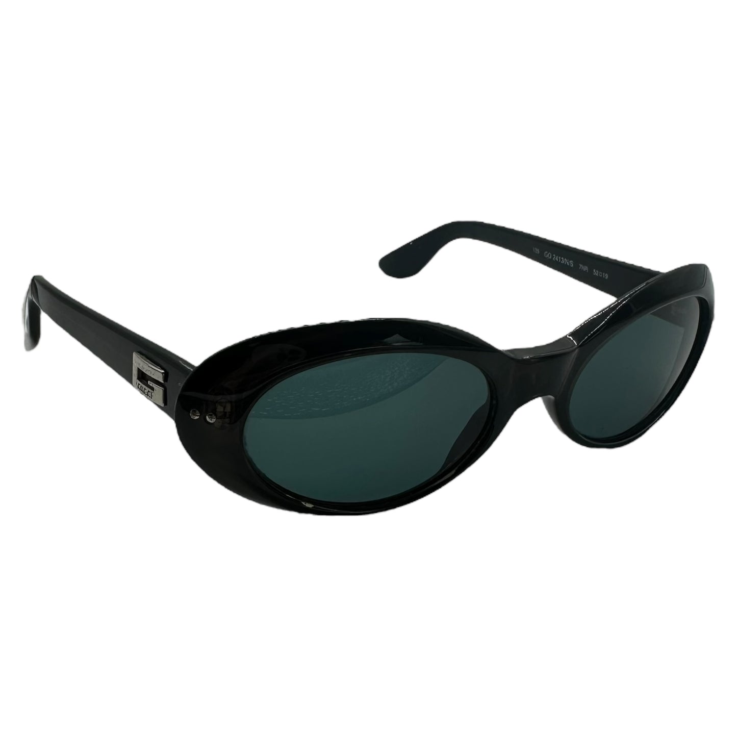 Gucci 90's Green/Black 2413 Oval Sunglasses - Outfit Repeater
