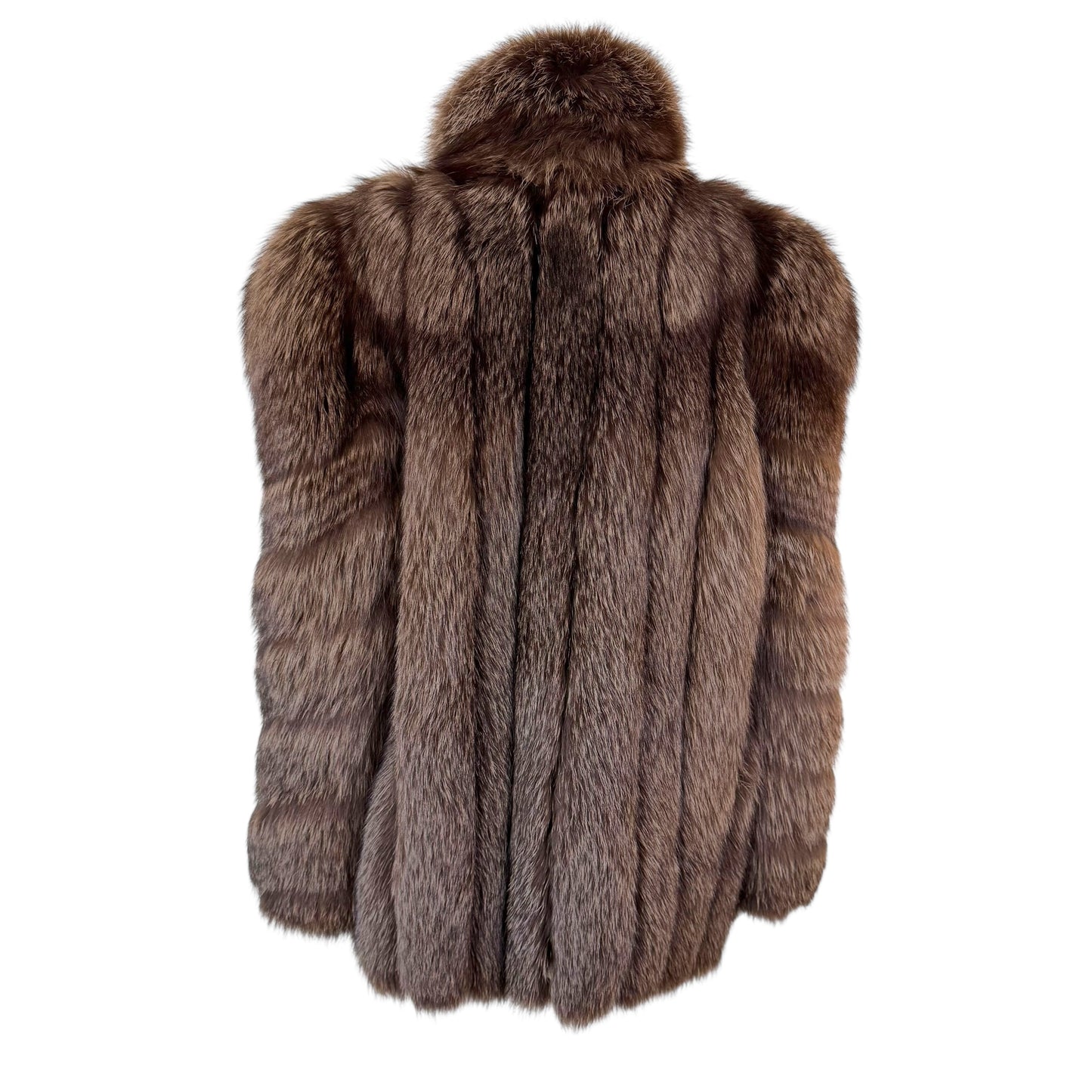 Vintage Saga Brown Fox Fur Coat