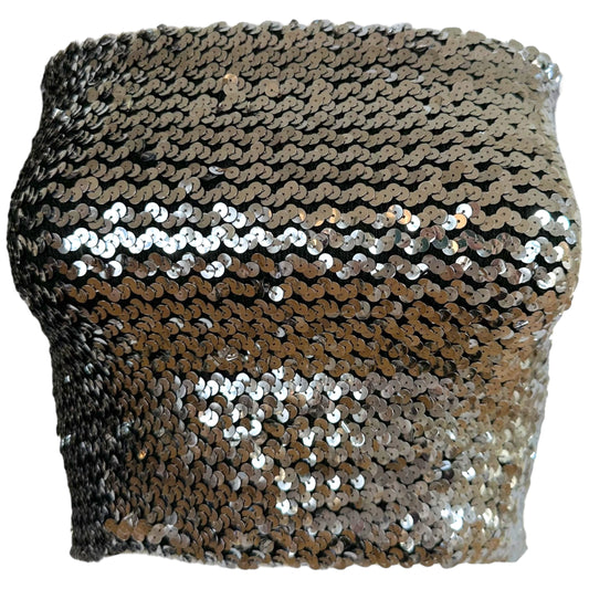 D&G Dolce & Gabbana Sequin Tube Top