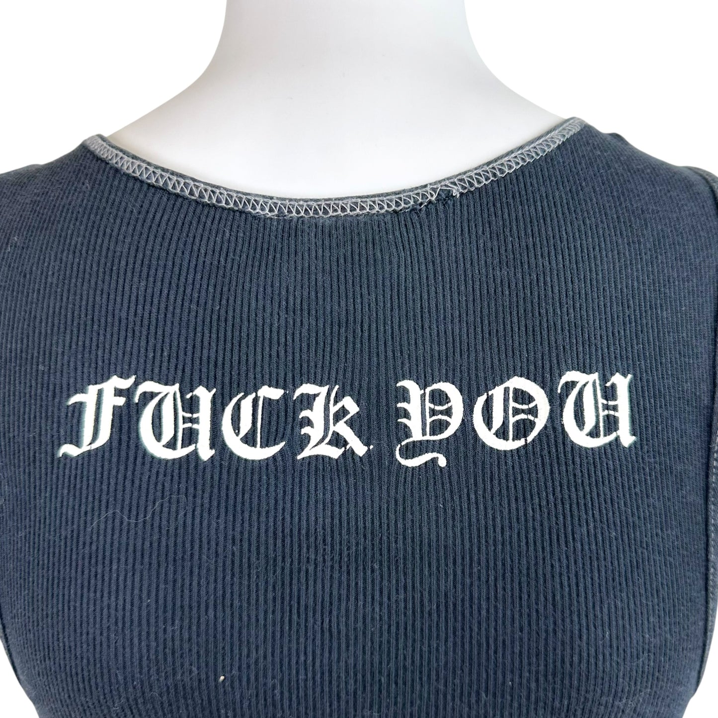 Chrome Hearts Black Cross Logo Tank Top