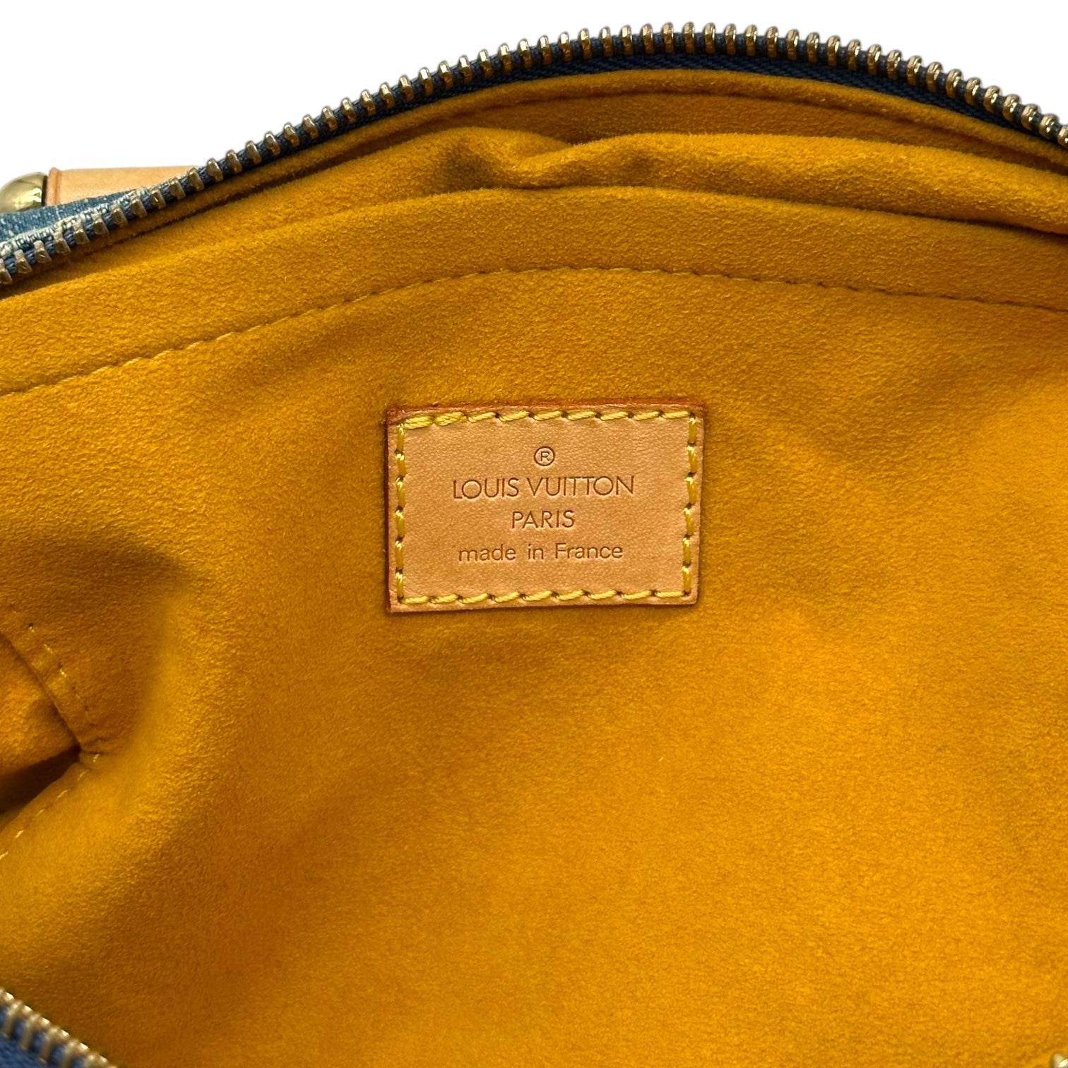 Louis Vuitton Blue Denim Neo Speedy Bag - Outfit Repeater