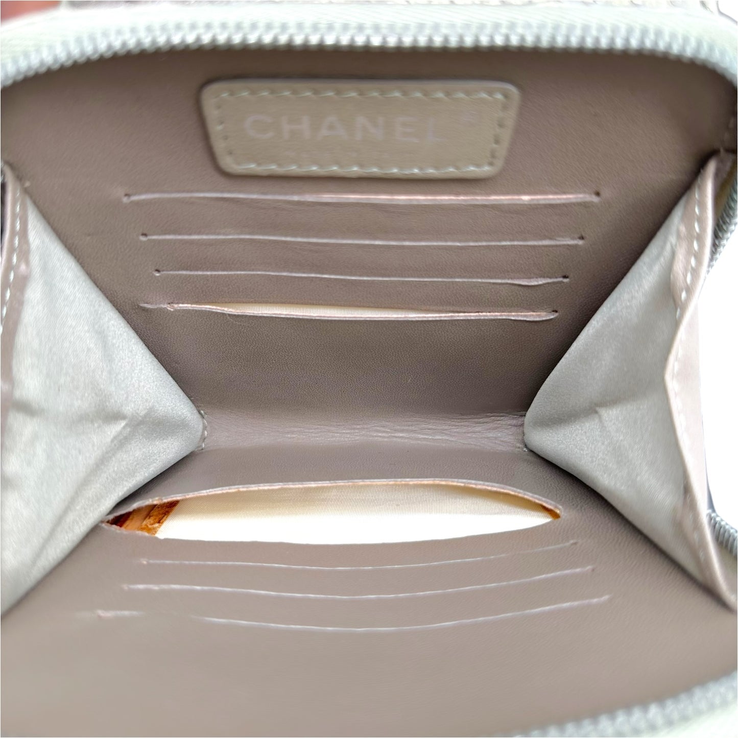 Chanel Gold Python & Silver Hardware Square Wallet On Chain Crossbody Bag 2012