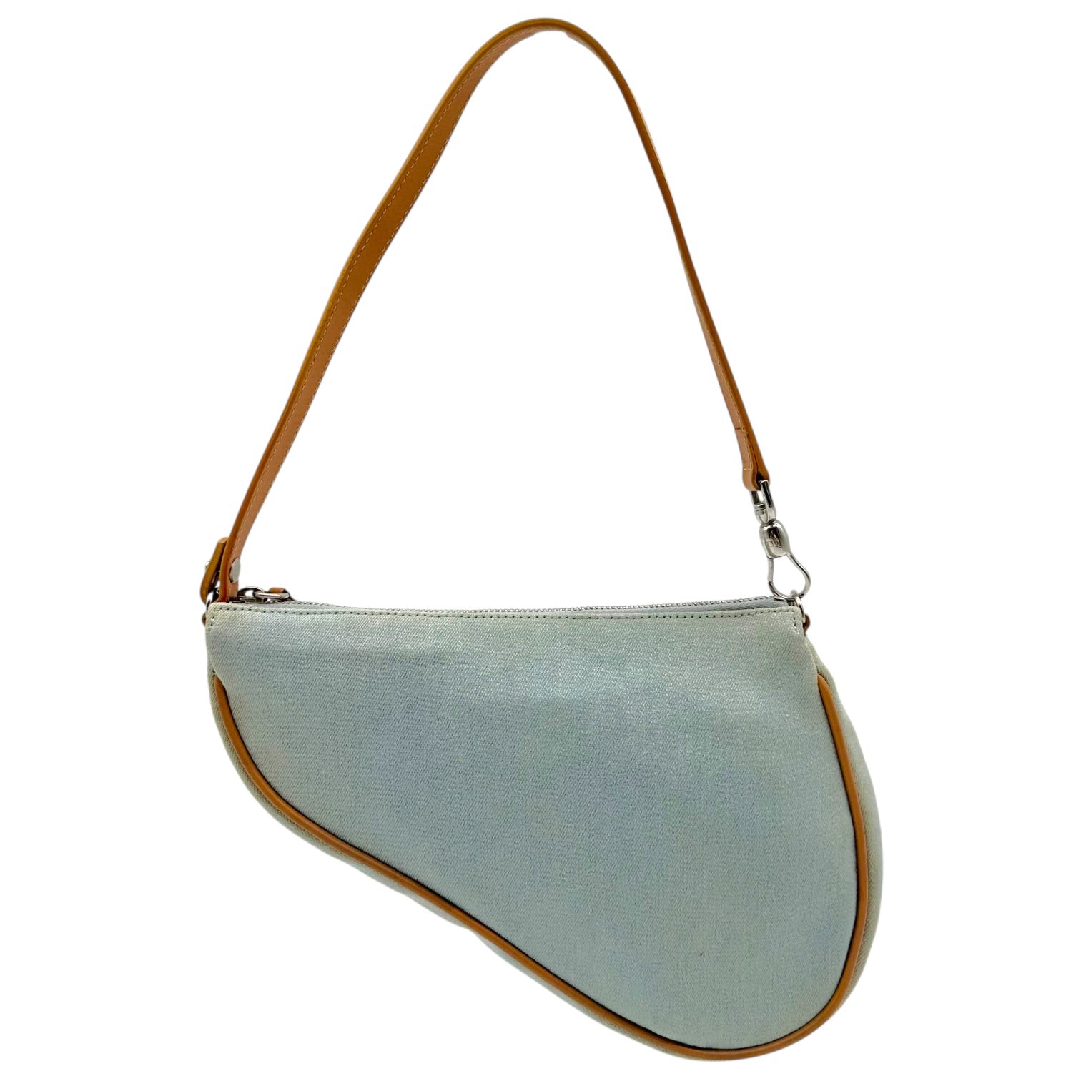 Christian Dior Mini Saddle Bag Light Wash Denim