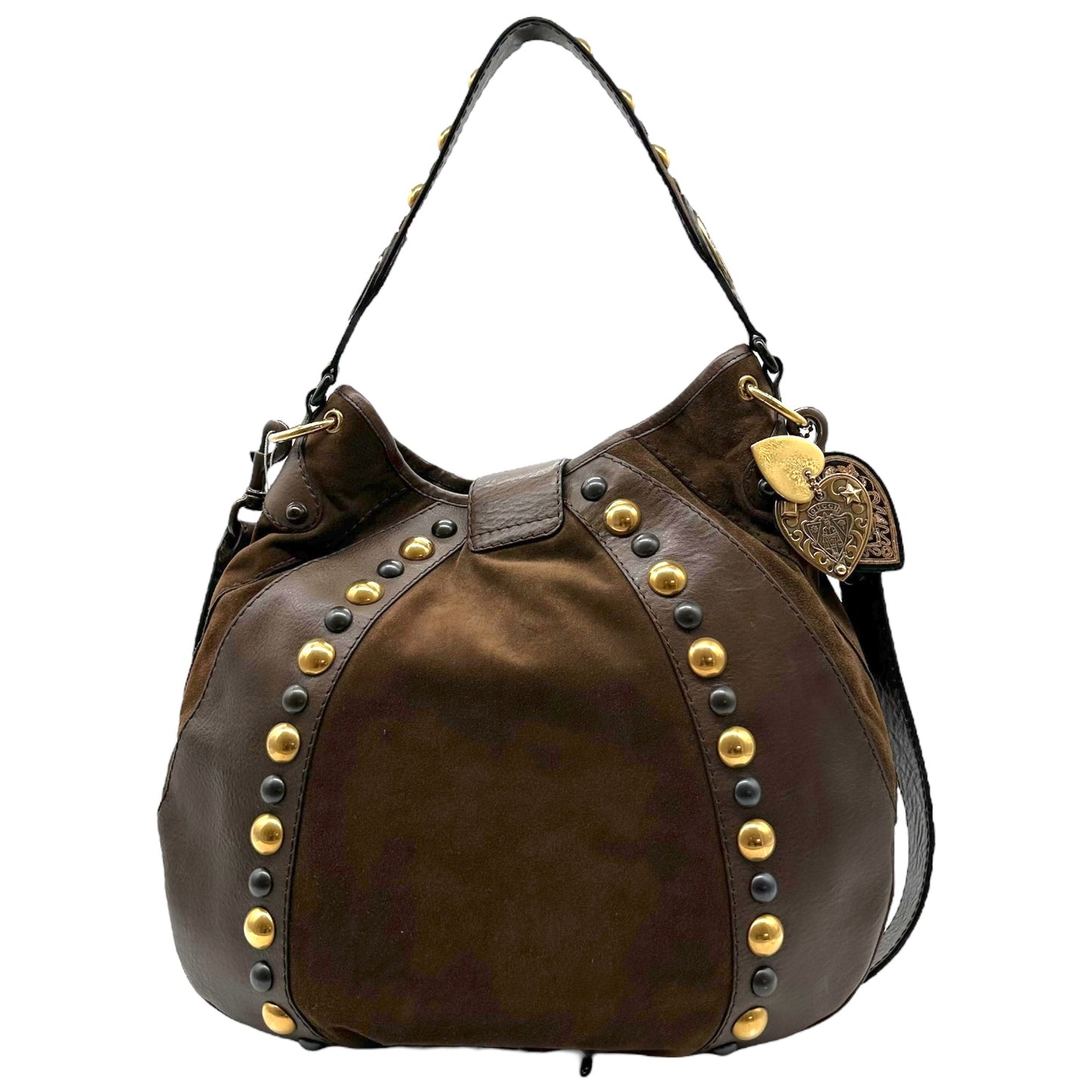 Gucci F/W 2008 Brown Suede Babouska Fringe Hobo Bag