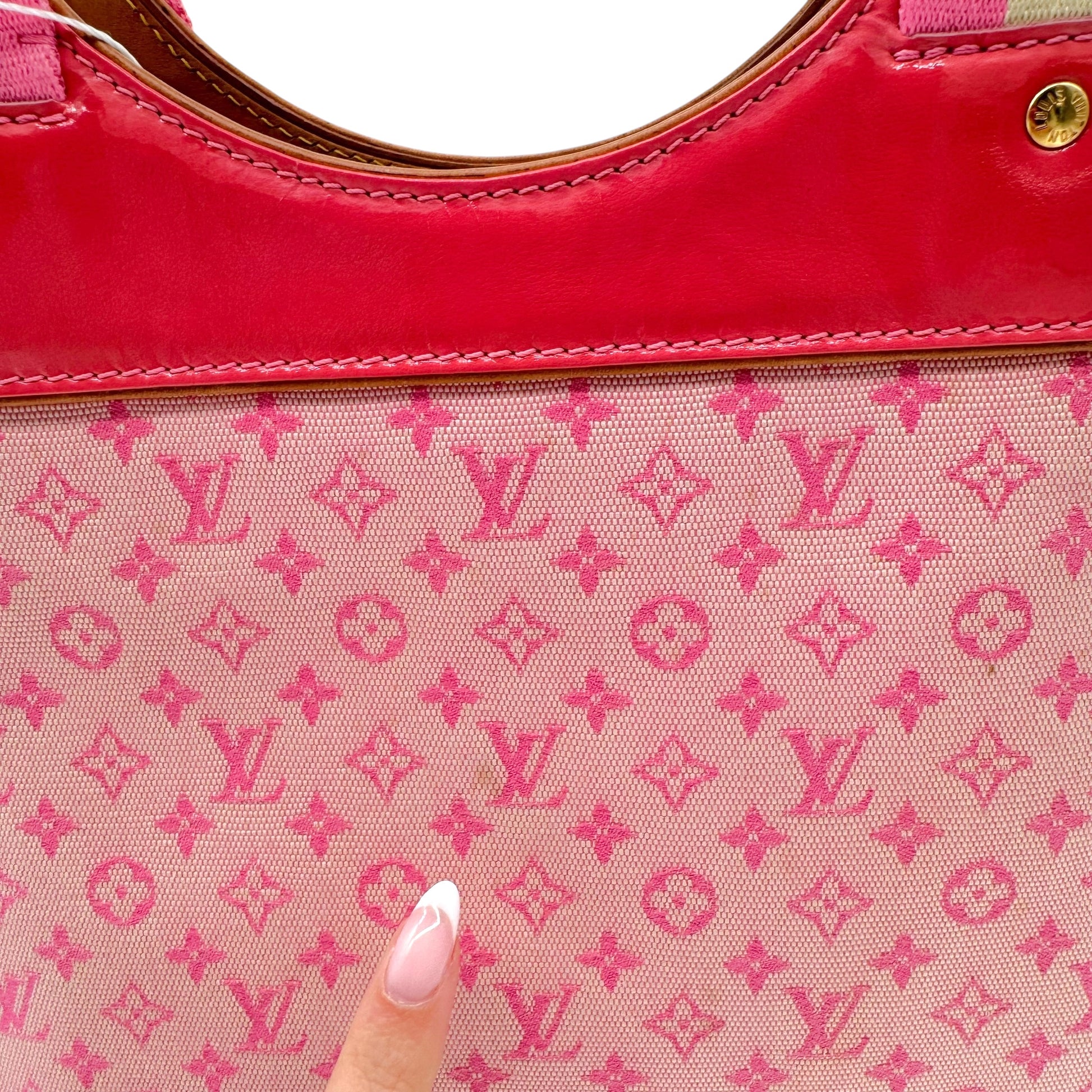 Louis Vuitton Hot Pink Lin Monogram Mini Sac Bag - Outfit Repeater