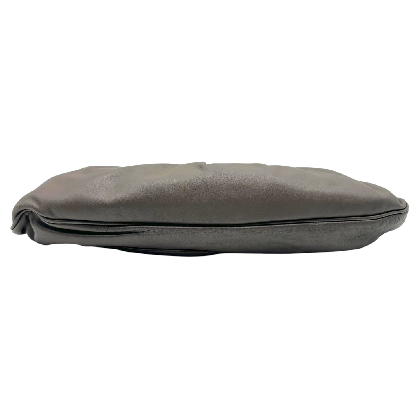 Fendi Brown Leather Convertible To You Clutch / Shoulder Bag