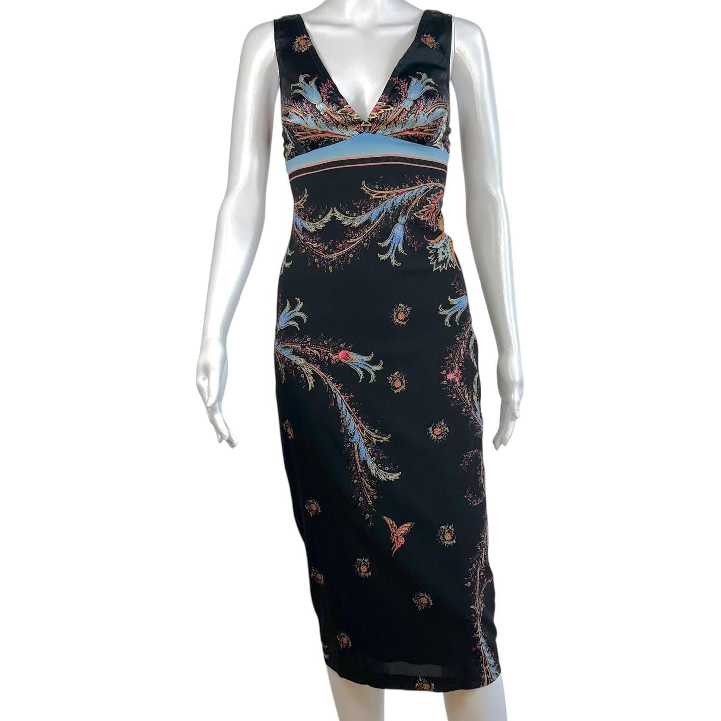 Roberto Cavalli S/S 2004 Printed Silk Mini Dress