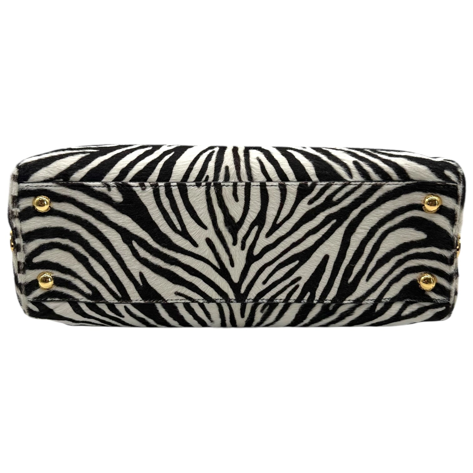Prada Zebra Print Ponyhair Bowler Bag RARE - Outfit Repeater