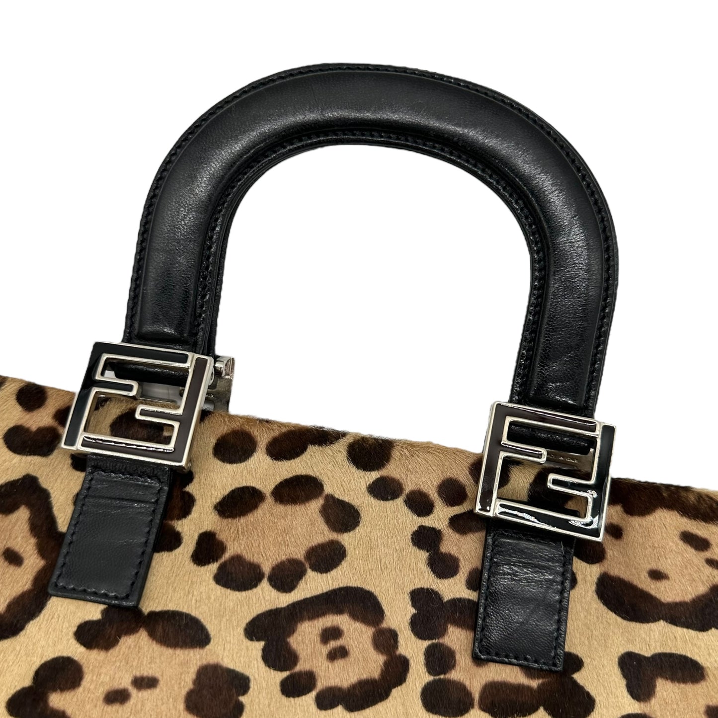 Fendi Leopard Print Ponyhair Mini Tote Bag - Outfit Repeater