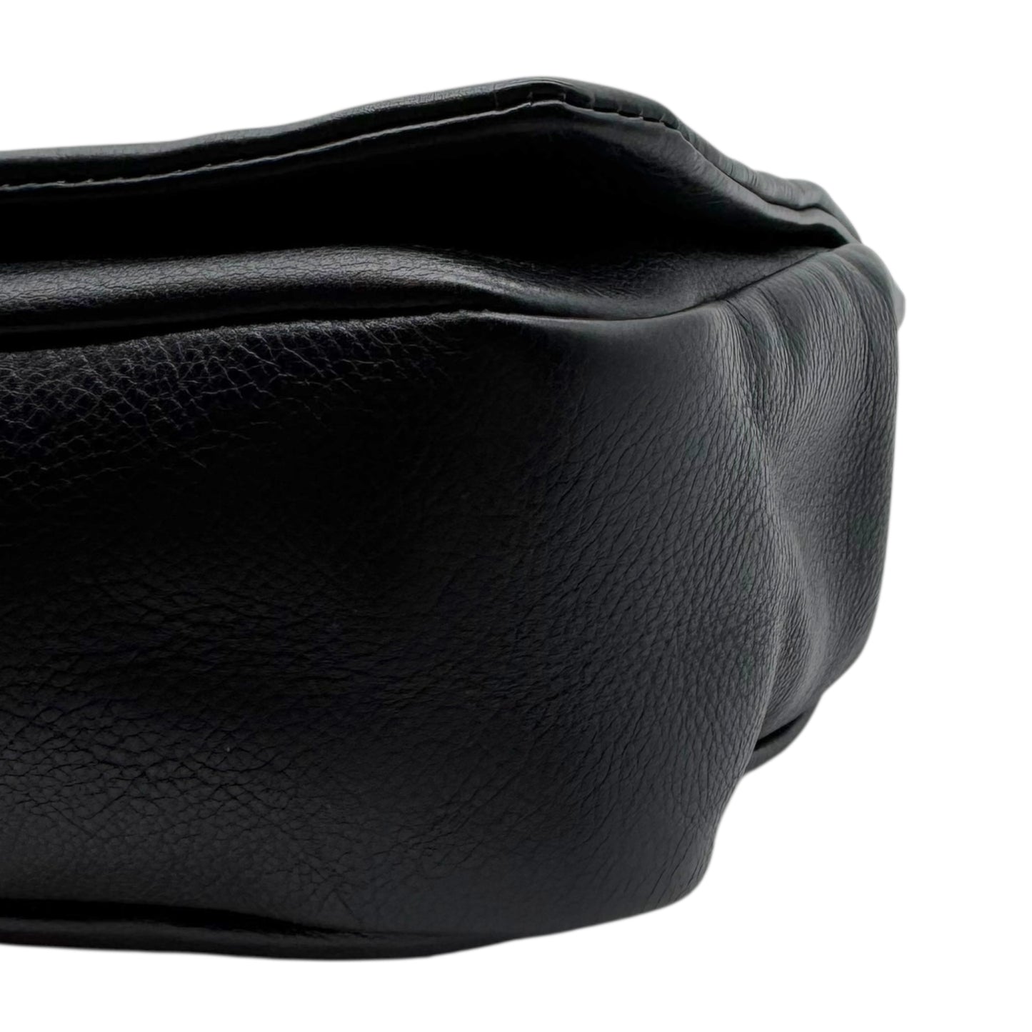 Chanel Black Lambskin CC Studded Logo East West Shoulder Bag 2008-09 - Outfit Repeater