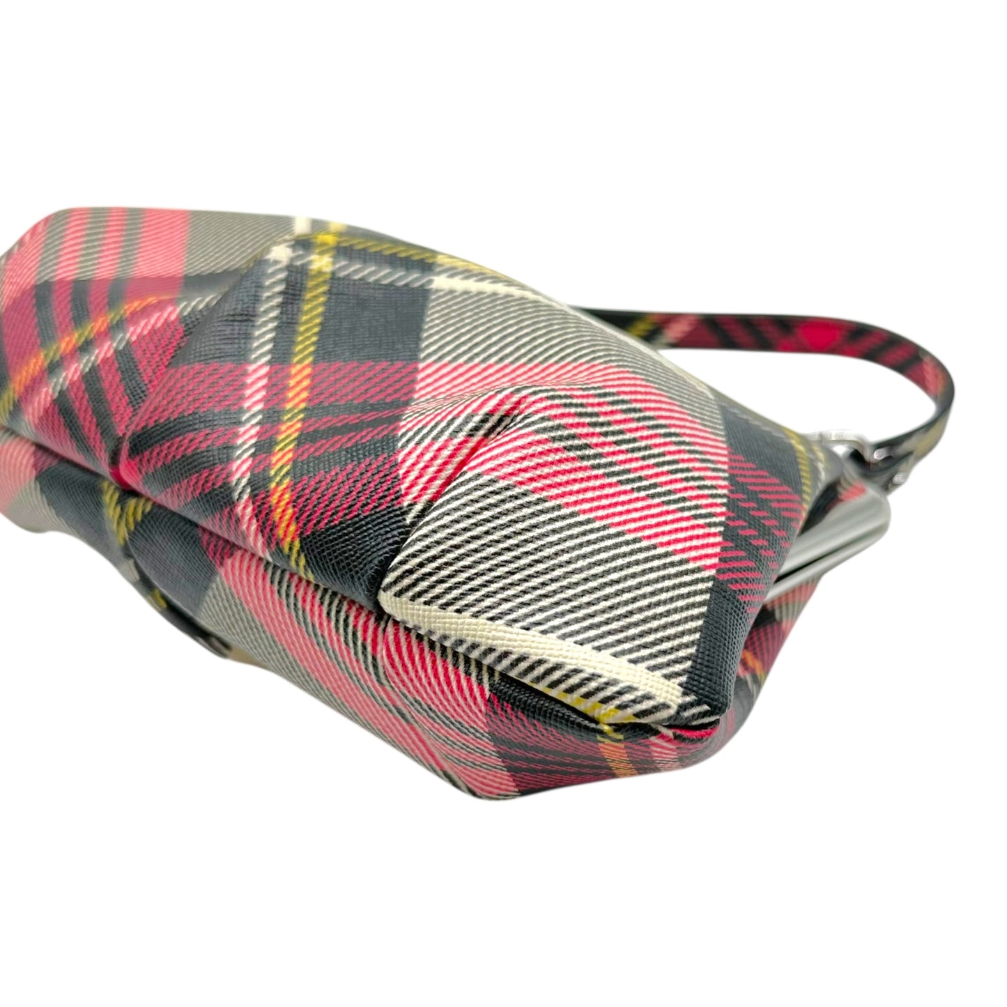 Vivienne Westwood Pink Tartan Top Handle 2-Way Mini Bag