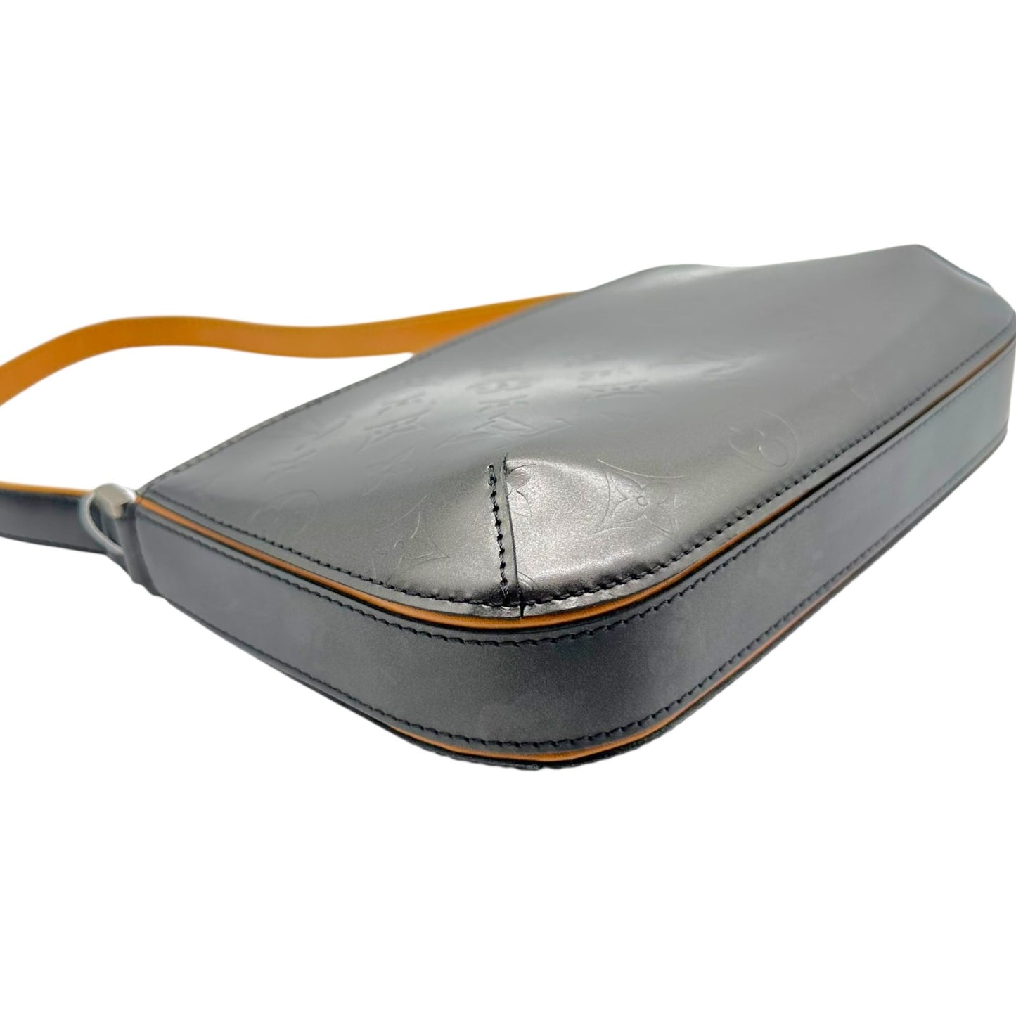 Louis Vuitton Gray Logo Embossed Fowler Pochette Bag