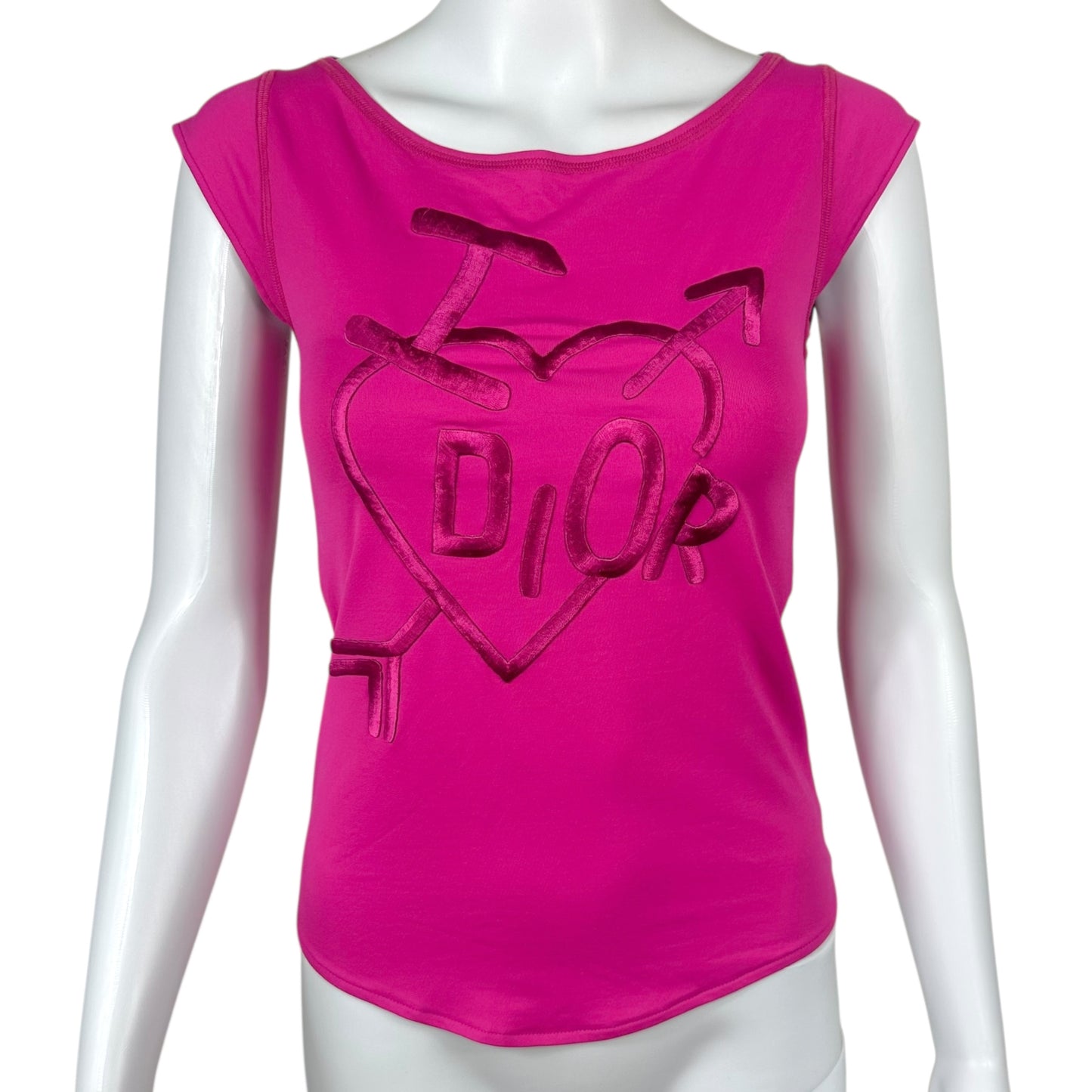 Christian Dior I Heart Dior Pink T-Shirt