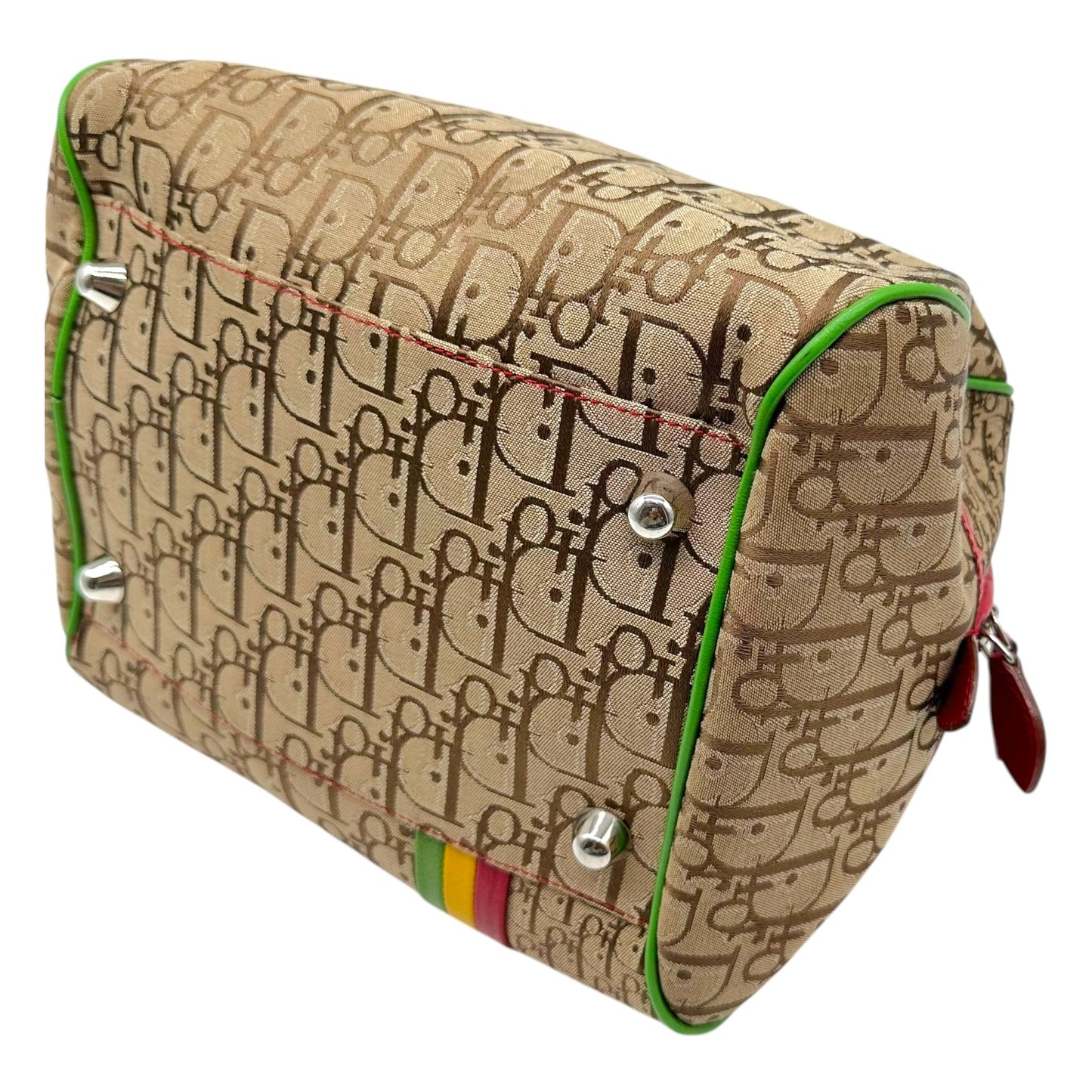 Christian Dior Rasta Trotter Monogram Bowler Bag