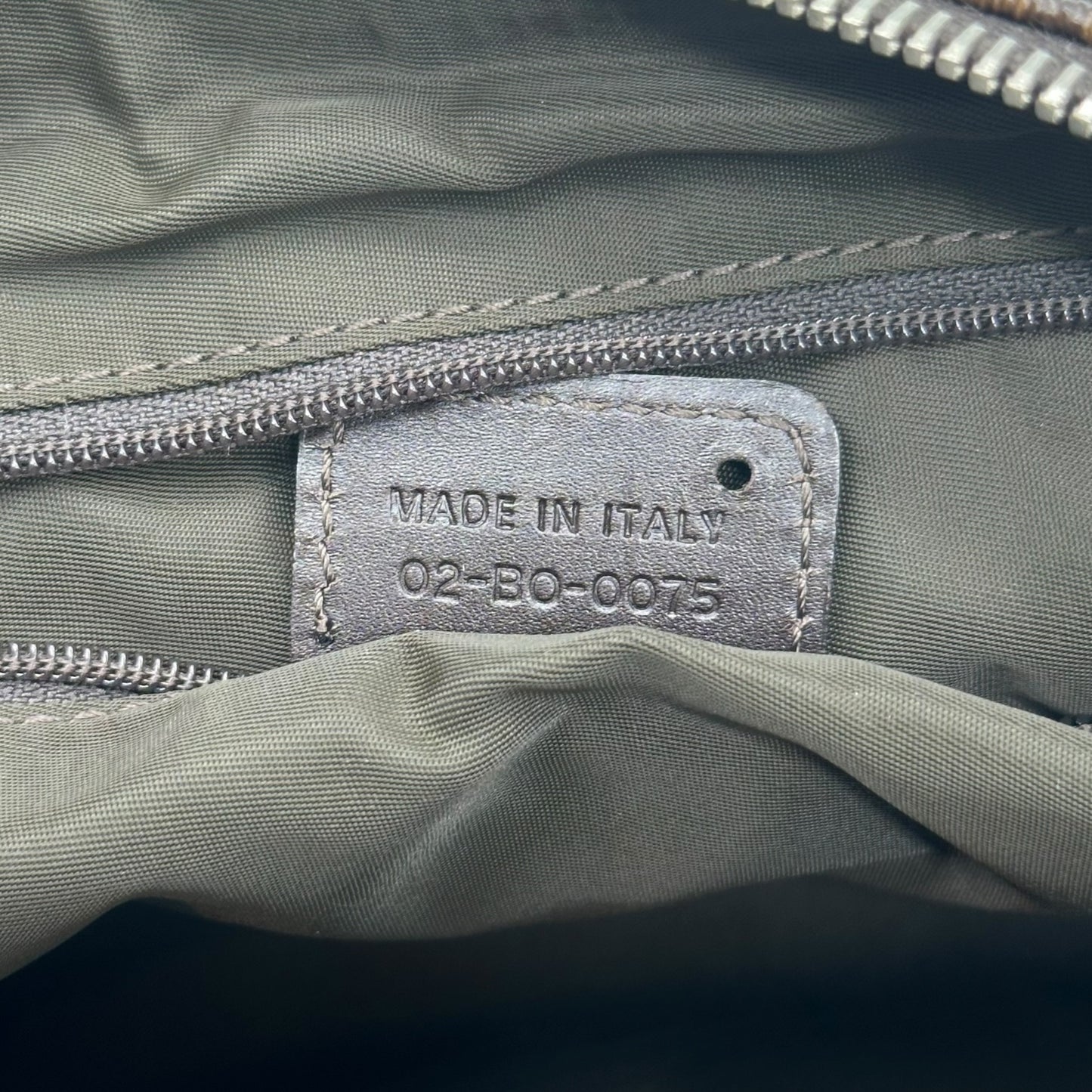Christian Dior Romantique Brown Monogram Bowler Bag