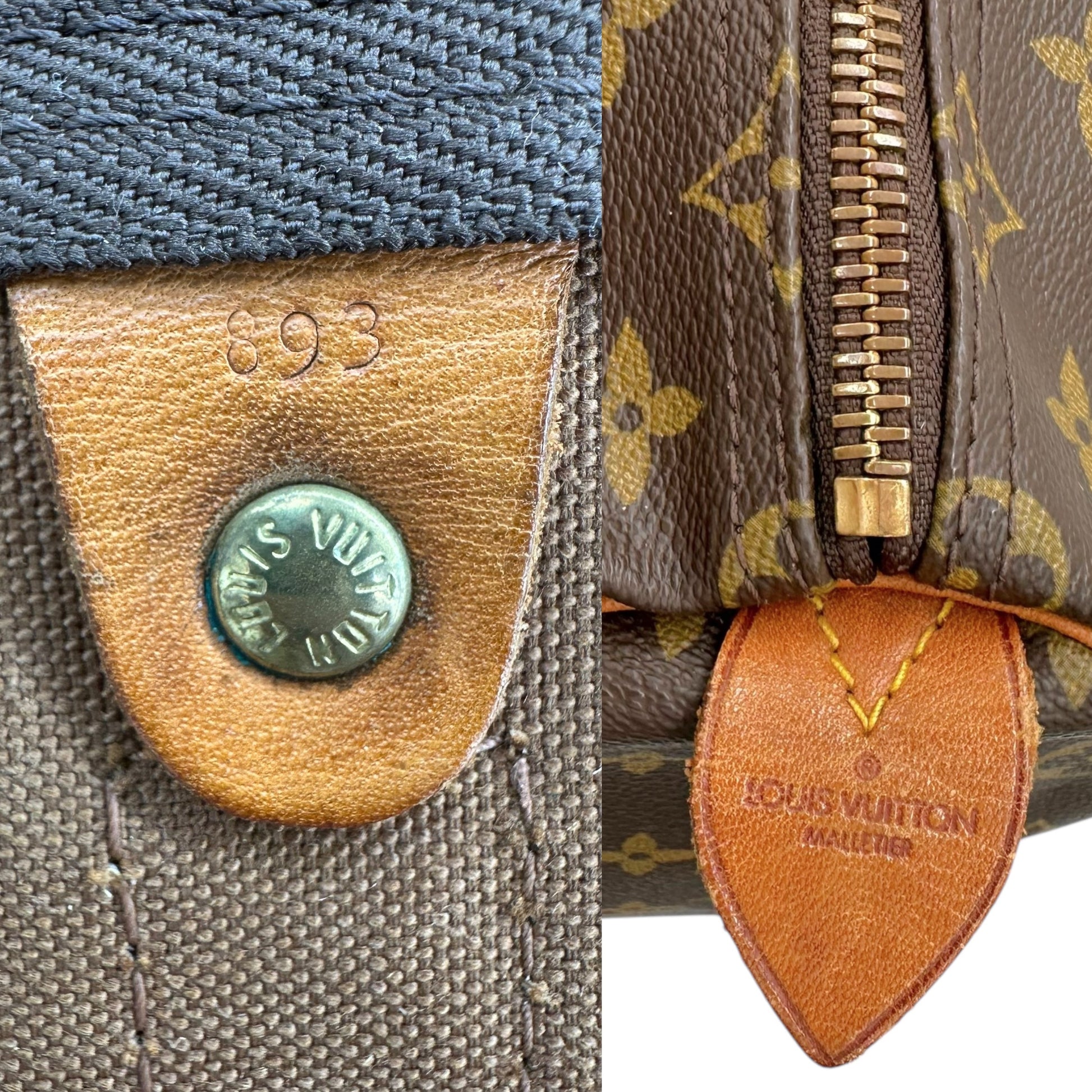 Louis Vuitton Brown Monogram Keepall 55 Duffle Bag - Outfit Repeater