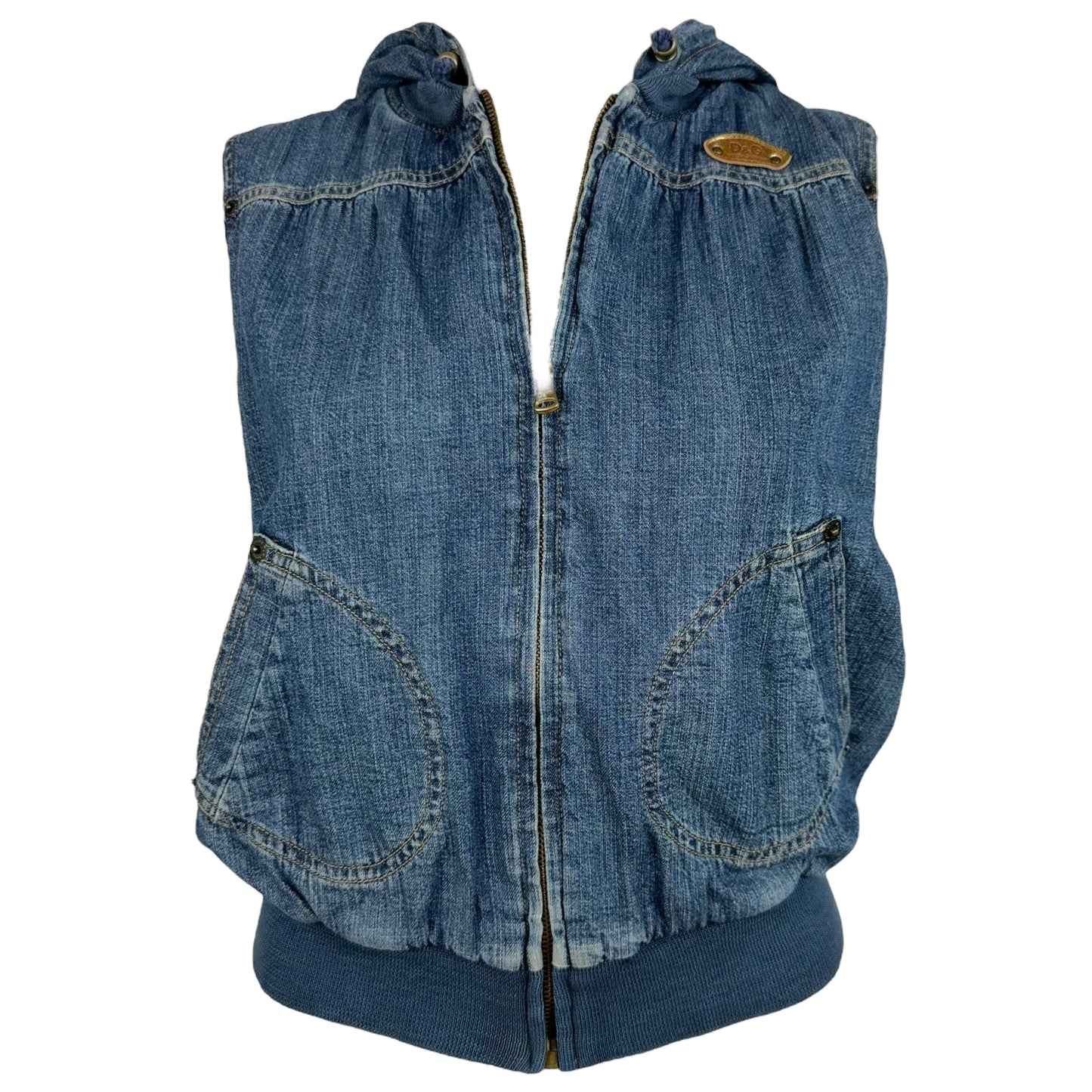 D&G Dolce & Gabbana Denim Sleeveless Vest - Outfit Repeater