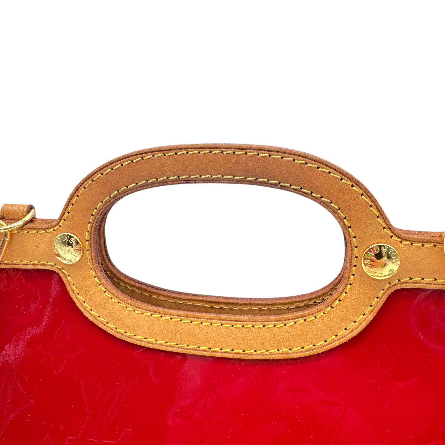 Louis Vuitton Red Vernis Roxbury Drive 2-Way Bag