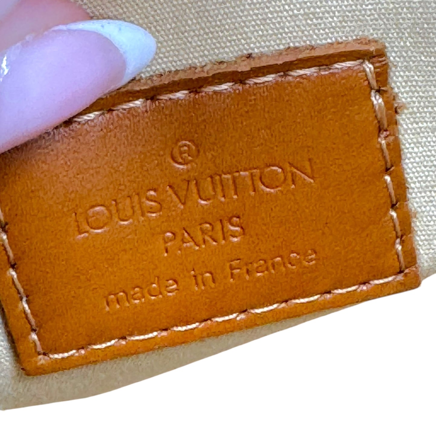 Louis Vuitton Beige Lin Monogram Lucille PM Mini Tote Bag