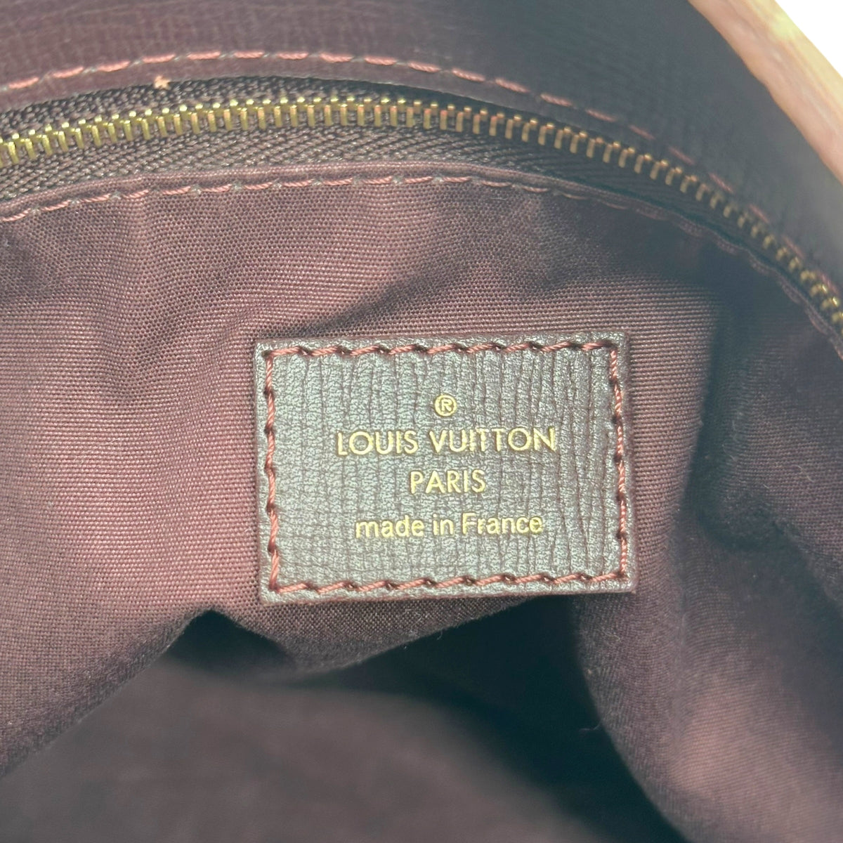 Louis Vuitton Burgundy Hobo Bag Lin Monogram Idylle