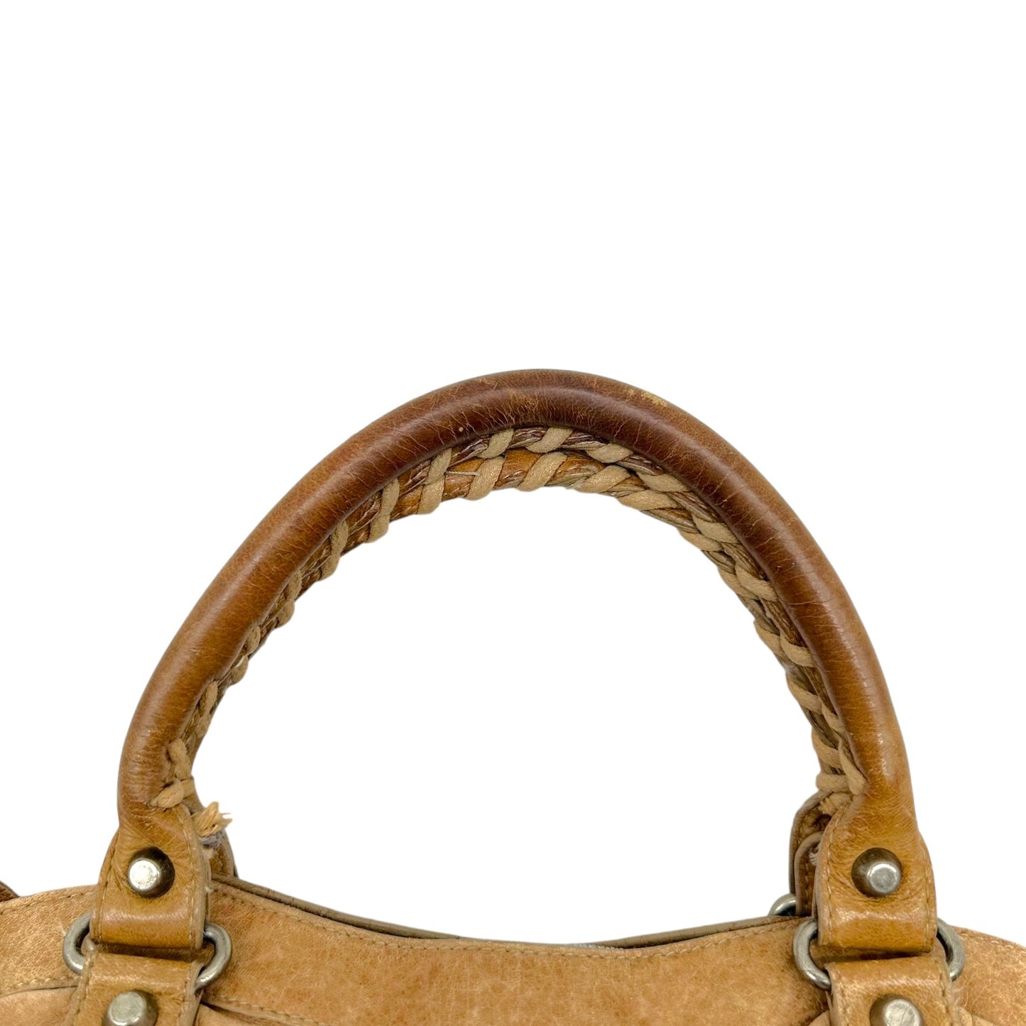 Balenciaga Brown Leather First City Bag