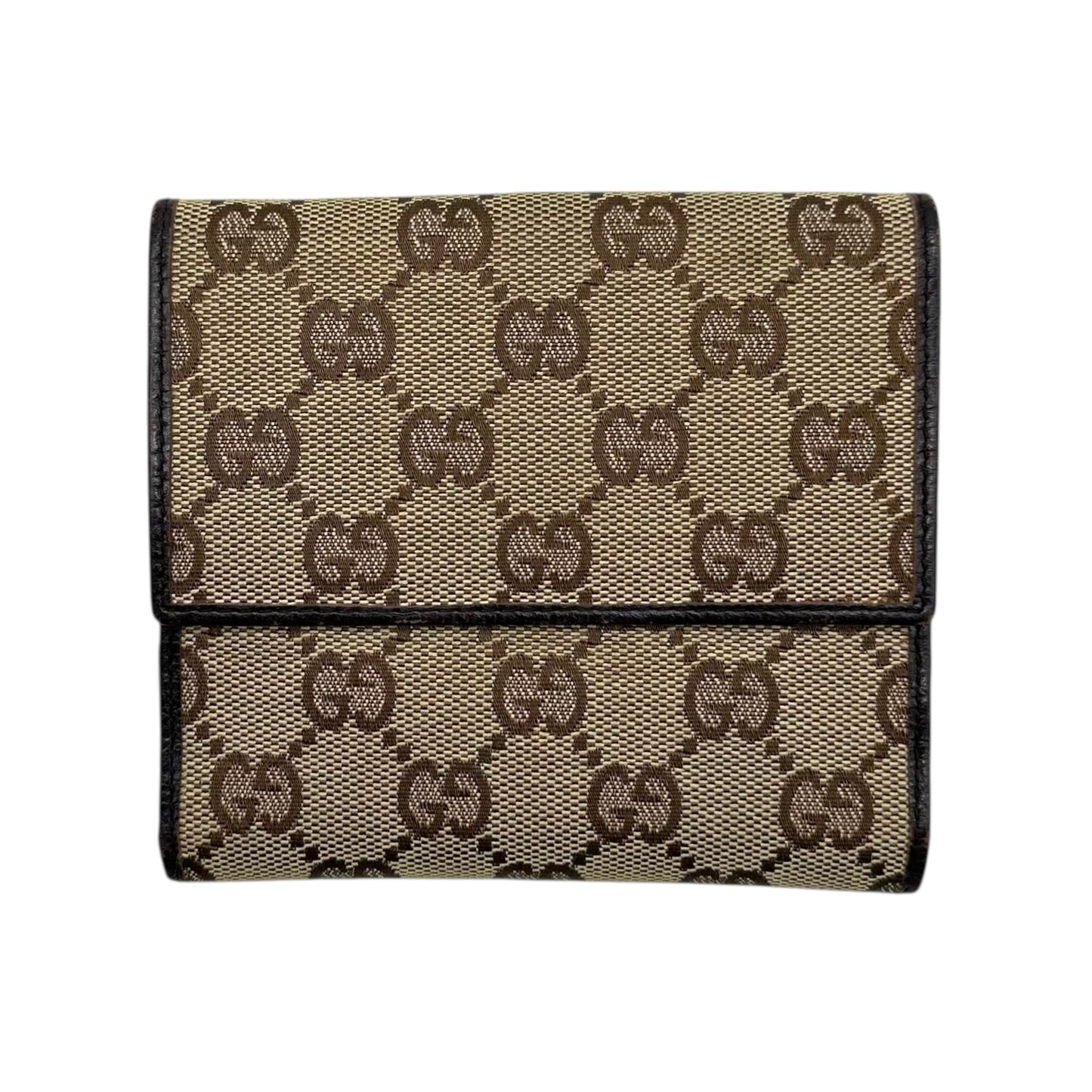 Gucci Canvas Monogram Horsebit Bi-fold Wallet - Outfit Repeater