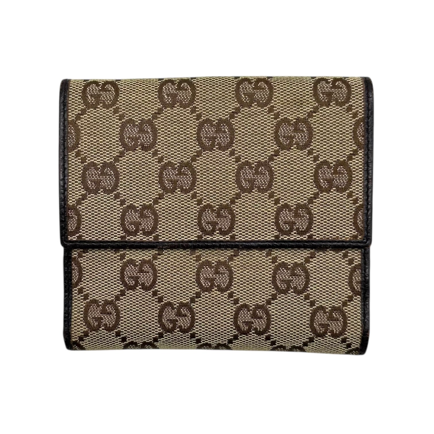 Gucci Canvas Monogram Horsebit Bi-fold Wallet - Outfit Repeater