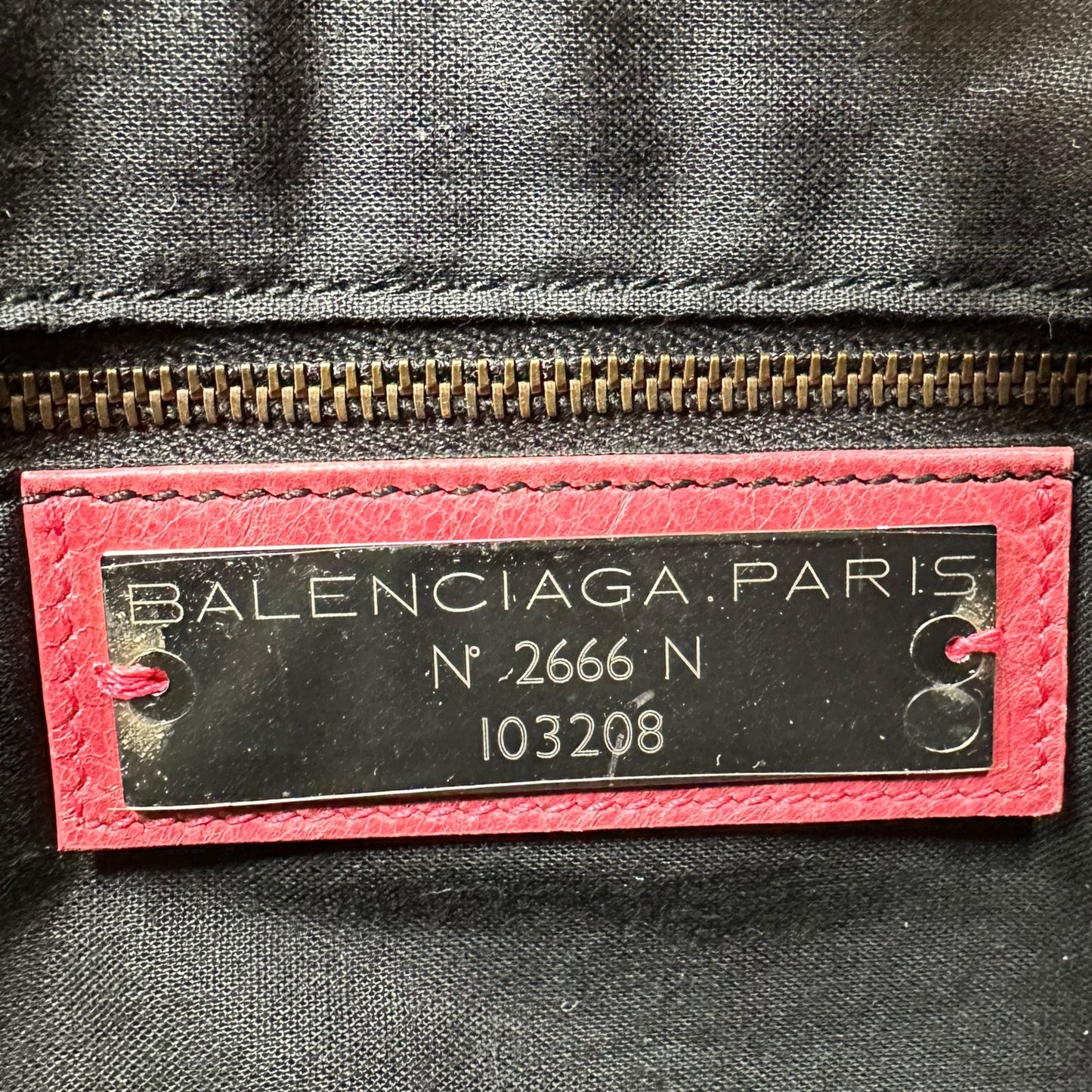 Balenciaga Pink Leather City Bag