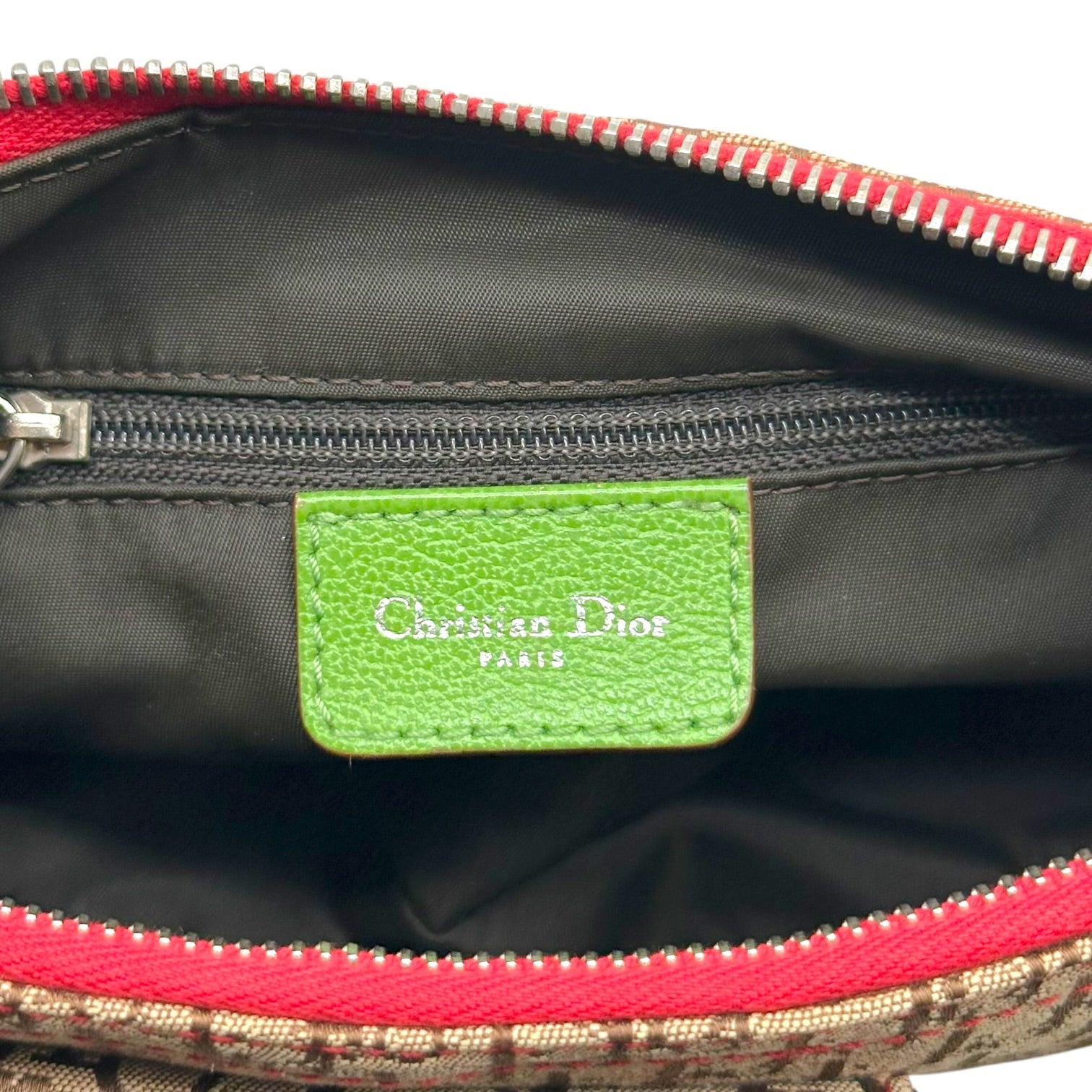 Christian Dior Crossbody Saddle Bag Rasta Monogram