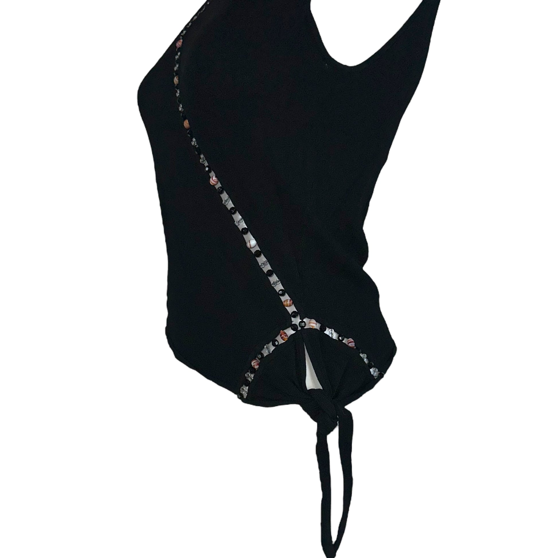 Roberto Cavalli Class Black Knit & Tank Top - Outfit Repeater