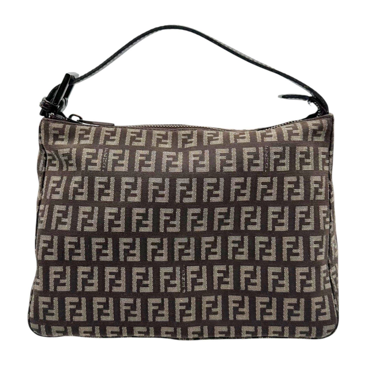 Fendi Pochette Mini Bag Brown Tan Zucchino Monogram