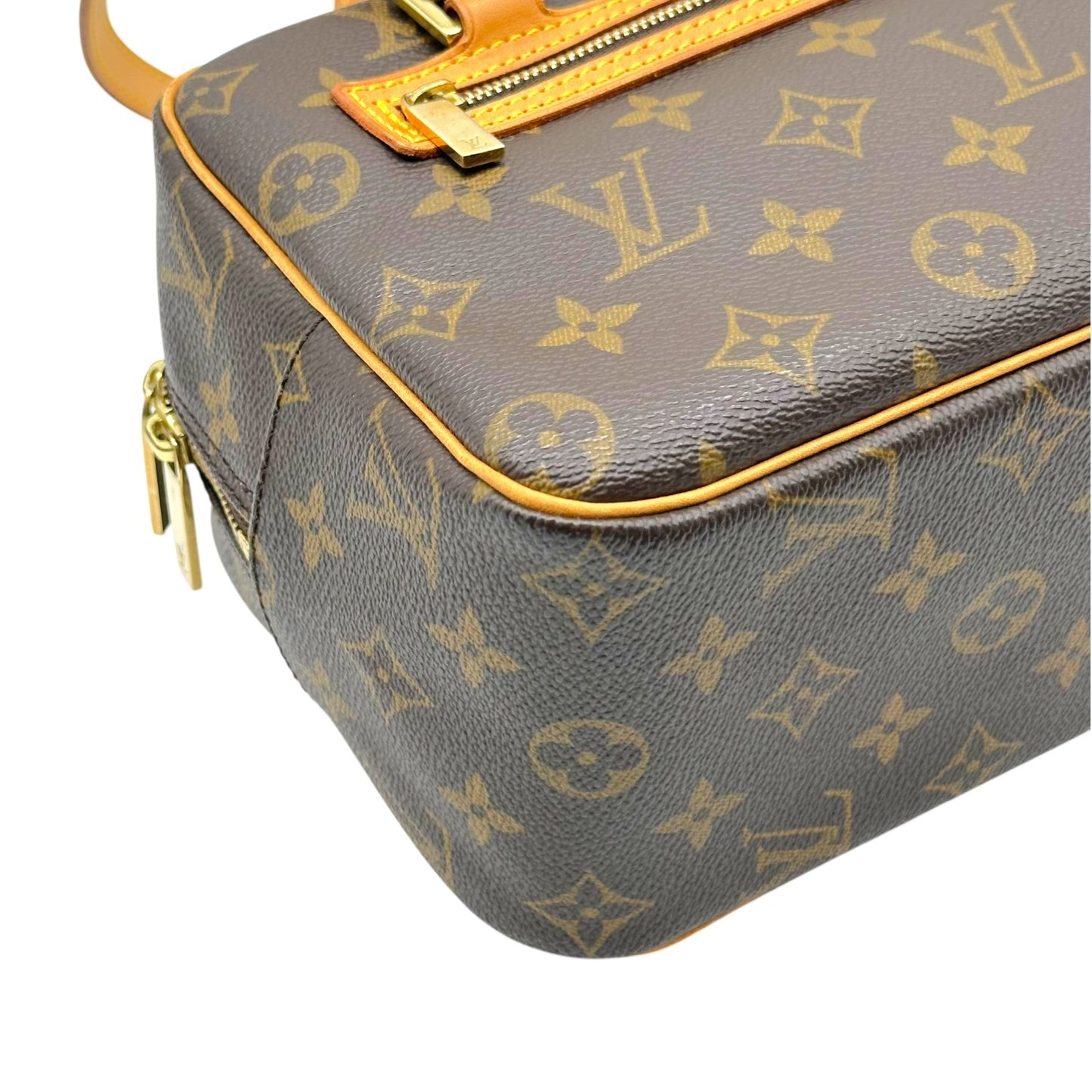 Louis Vuitton Brown Classic Monogram Cite MM Shoulder Bag