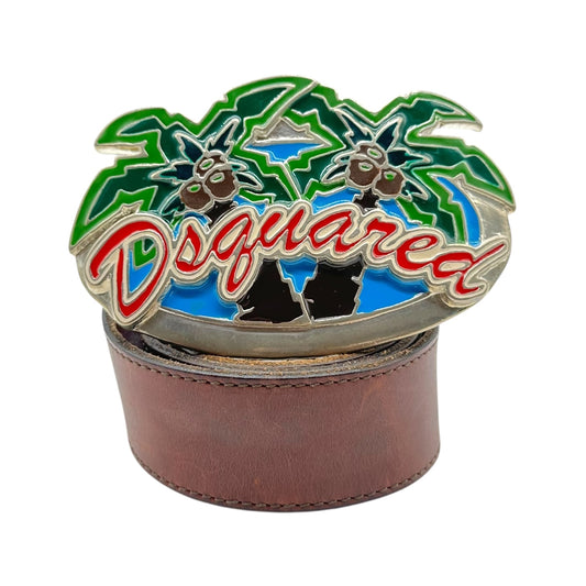 Dsquared2 Palm Tree Logo Belt