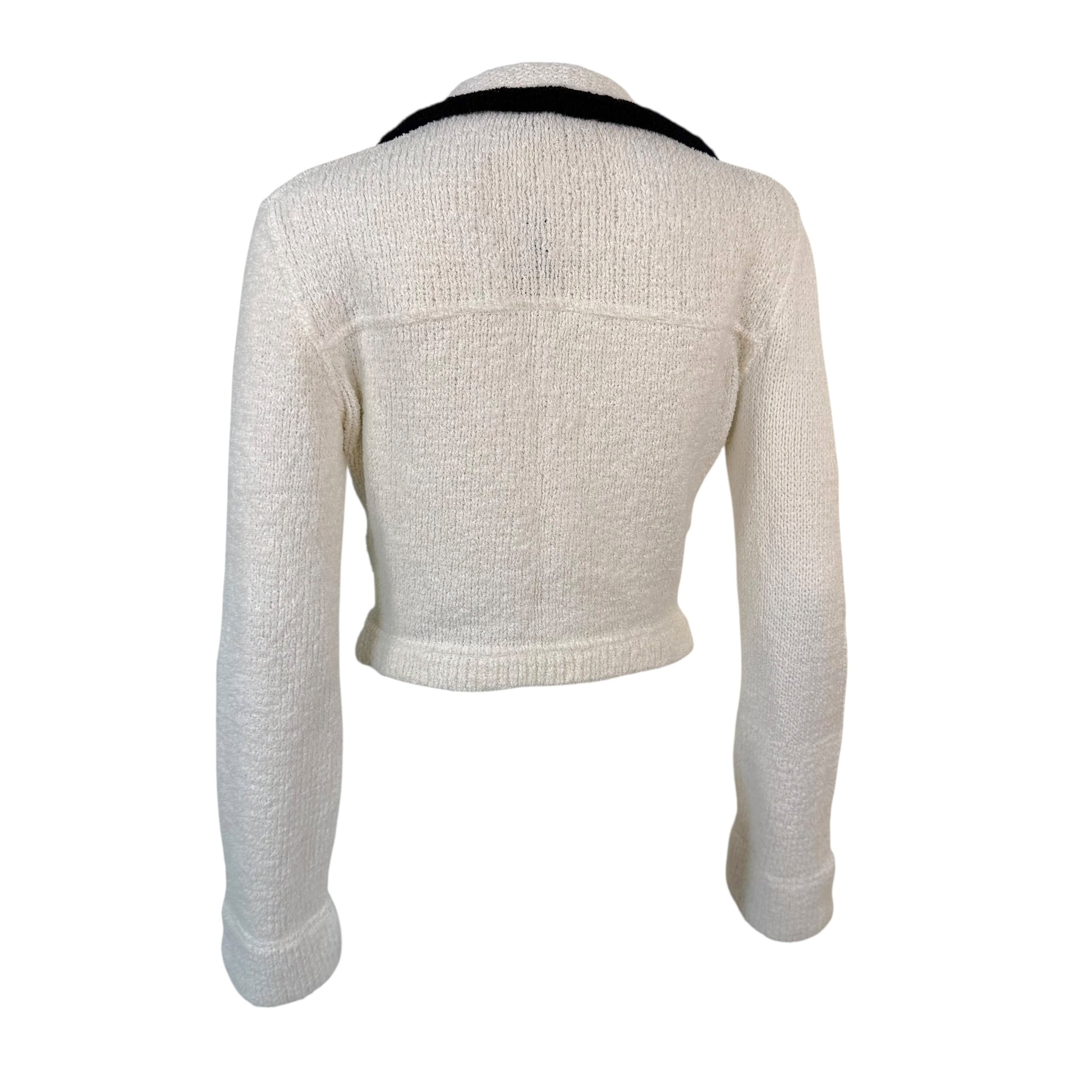 Gucci by Tom Ford 1995 Black & White Vintage Cardigan - Outfit Repeater