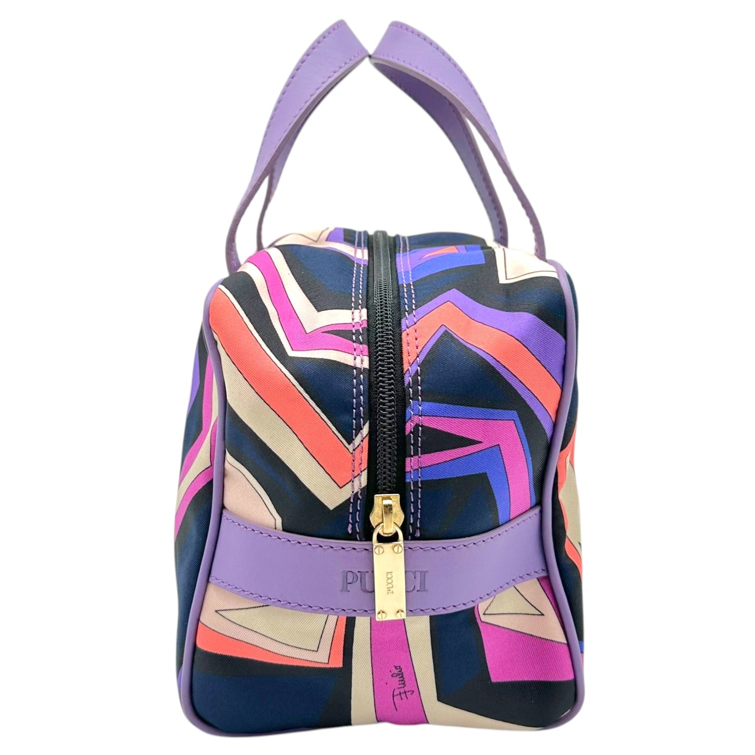 Emilio Pucci Mini Silk Pochette Bag Pink Purple Print