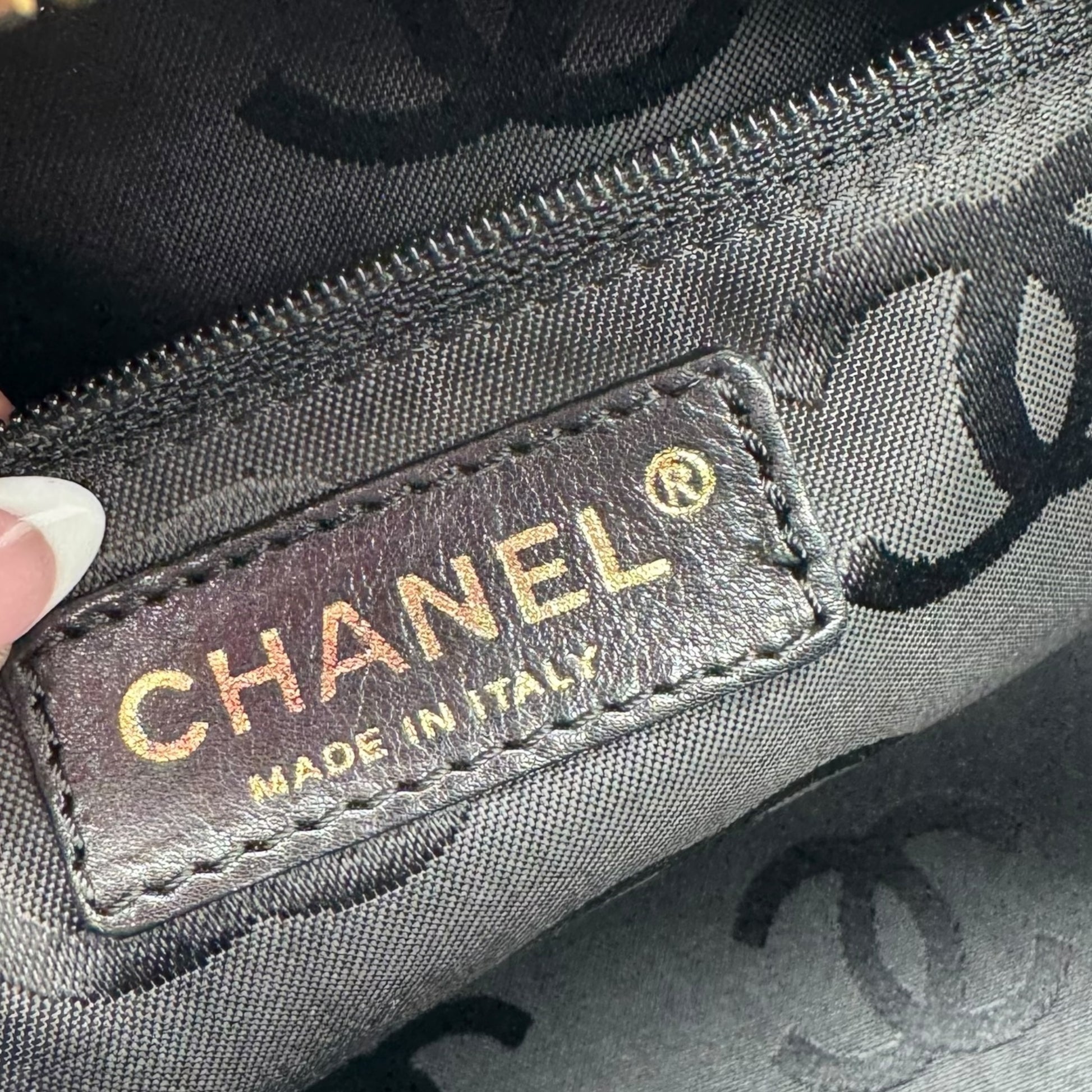 Chanel Black Wild Stitch Surpique Bowler Bag 2003-04 - Outfit Repeater