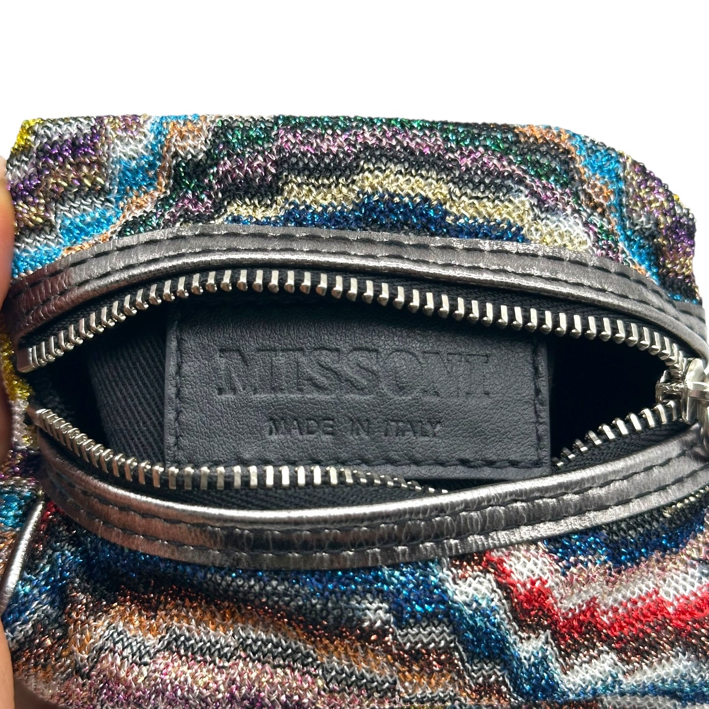 Missoni Multicolor Knit Mini Cosmetic Bag