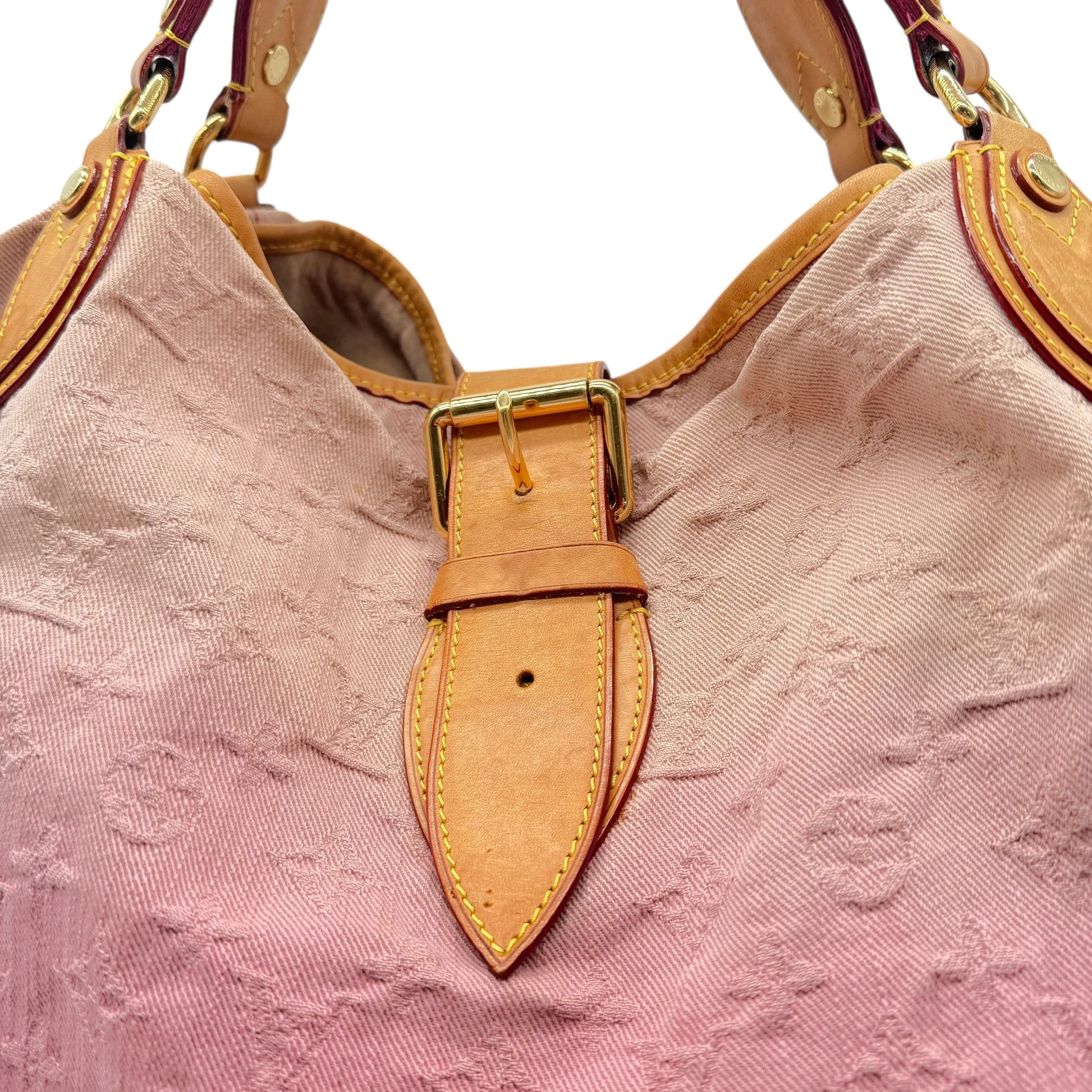 Louis Vuitton Pink Ombre Denim Sunbeam Hobo Tote Bag - Outfit Repeater
