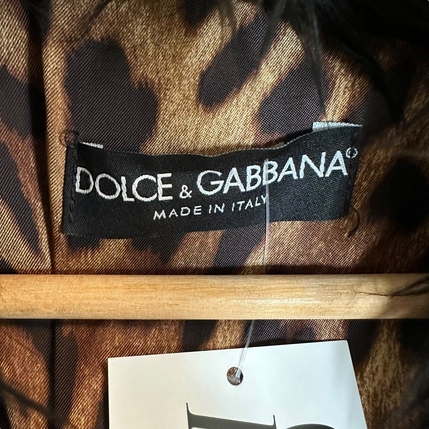 Dolce & Gabbana Black Sheep Fur & Leather Jacket