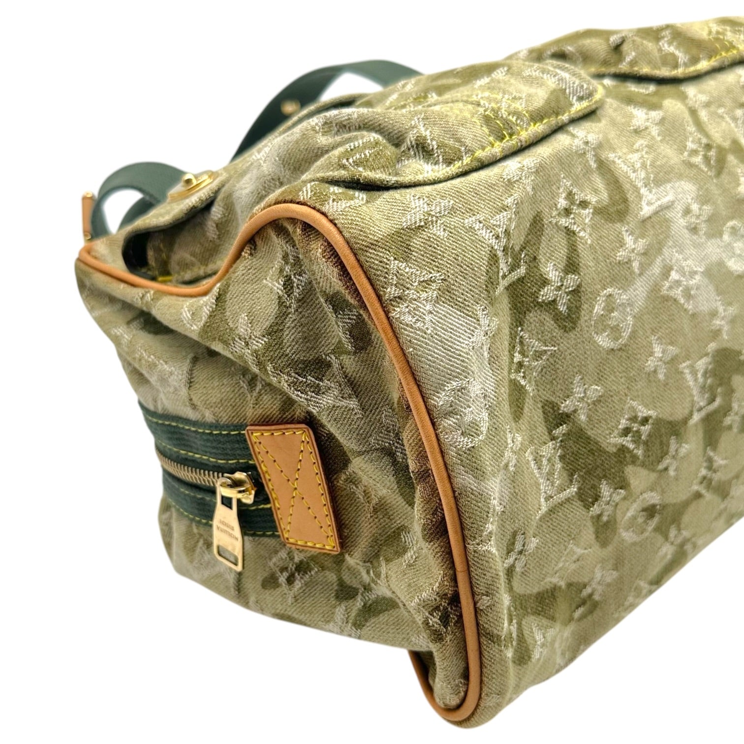 Louis Vuitton Denim Shoulder Bag Monogramouflage Camo
