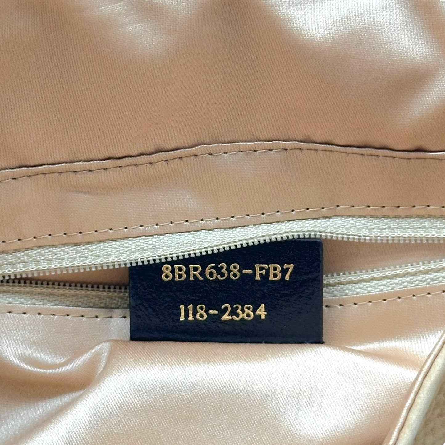 Fendi XL Mama Baguette Bag Tan Nubuck Burlwood Accent