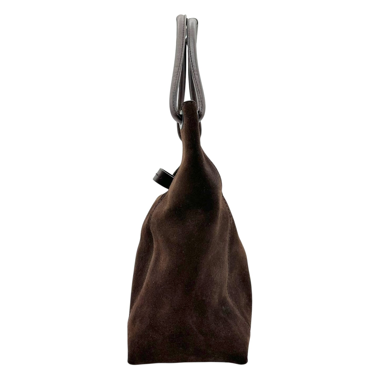 Gucci Brown Suede Small Shoulder Bag