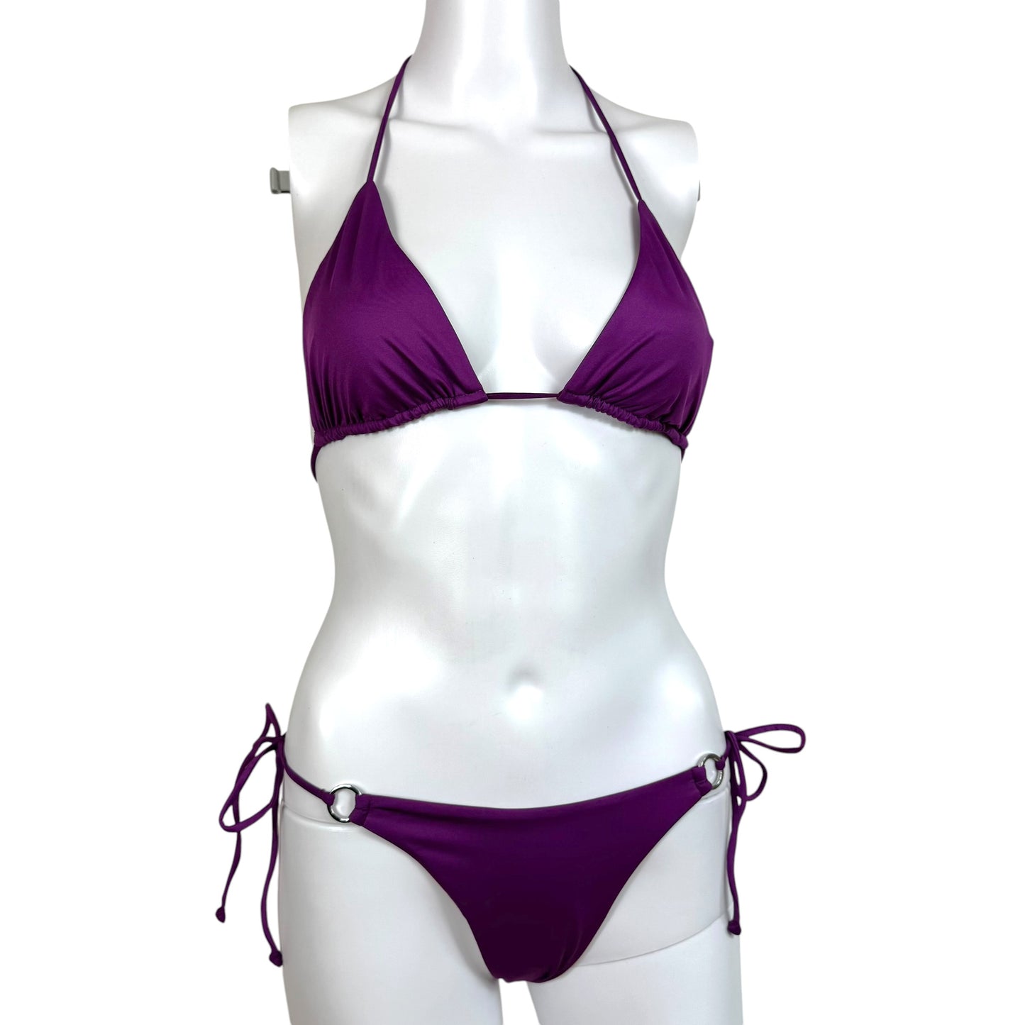Off-White 2022 Purple Logo Bikini Set NEW