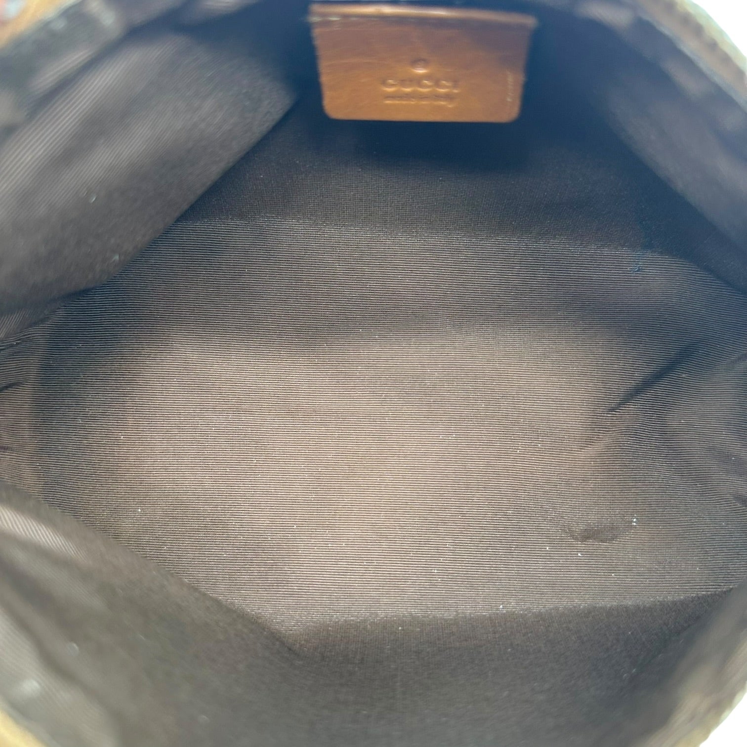 Gucci Mini Bag Tan Monogram Leather Strap