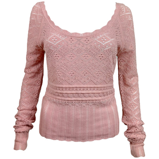 Dior Spring 2009 Pink Knit Sweater Top