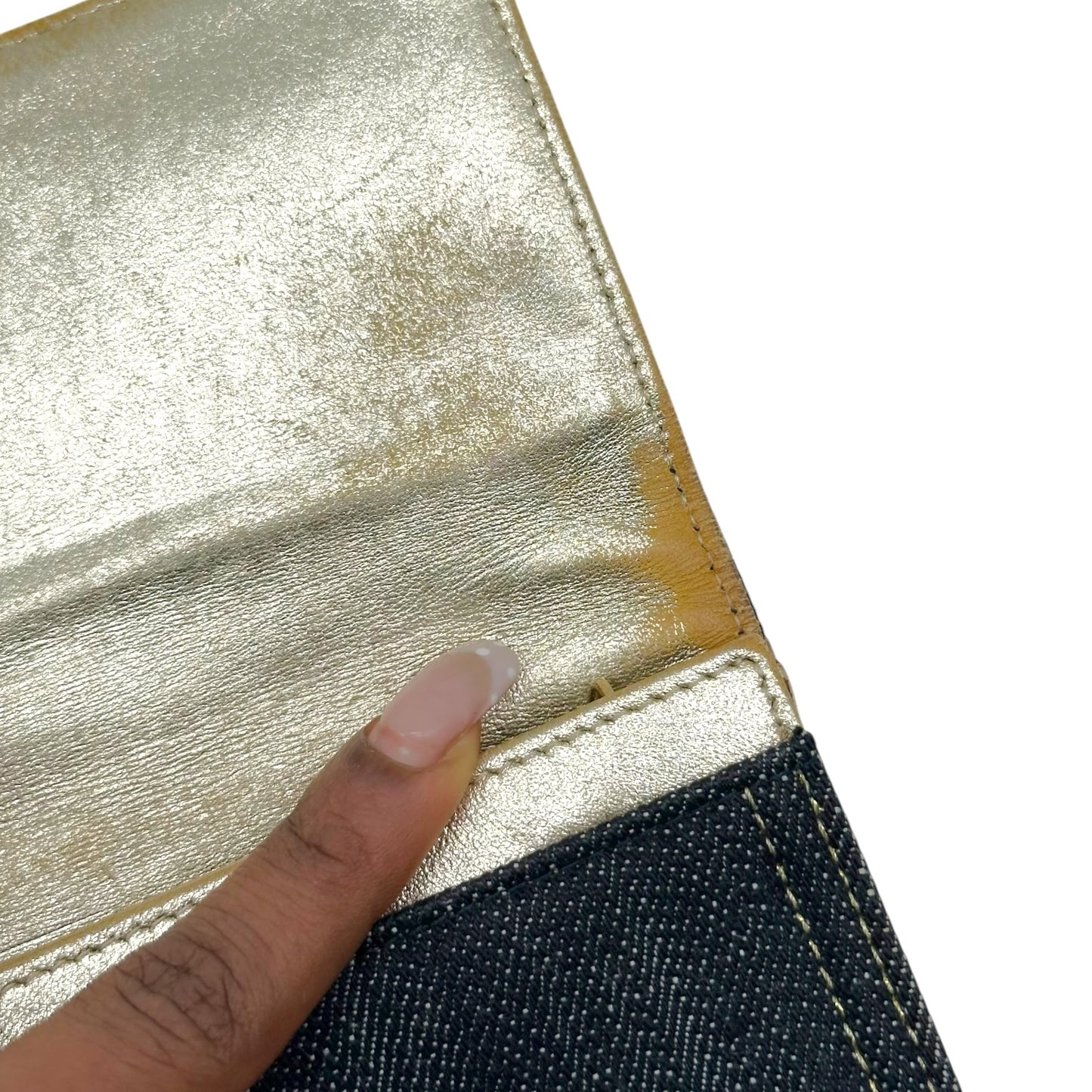 Chanel Denim Logo Wallet