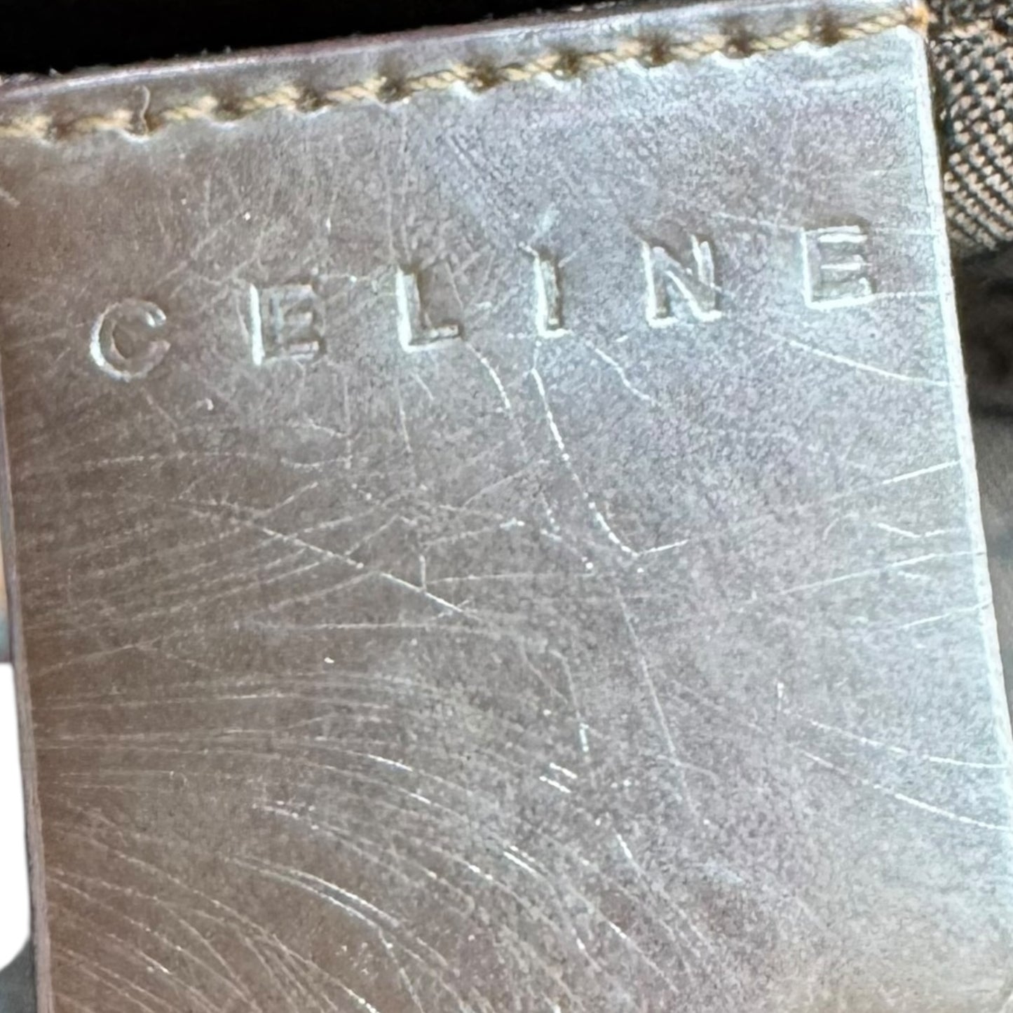 Celine Black & Ivory Ponyhair Shoulder Bag