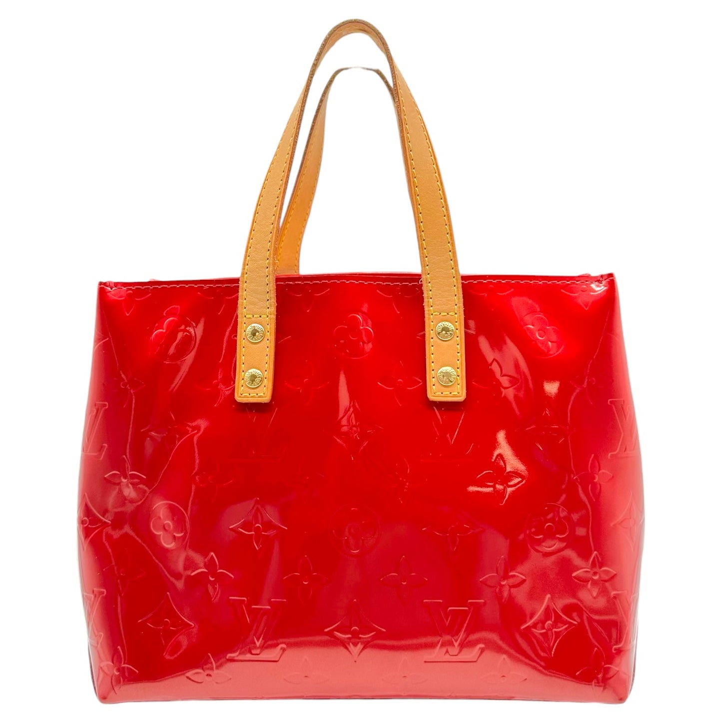 Louis Vuitton Red Vernis Mini Tote Bag
