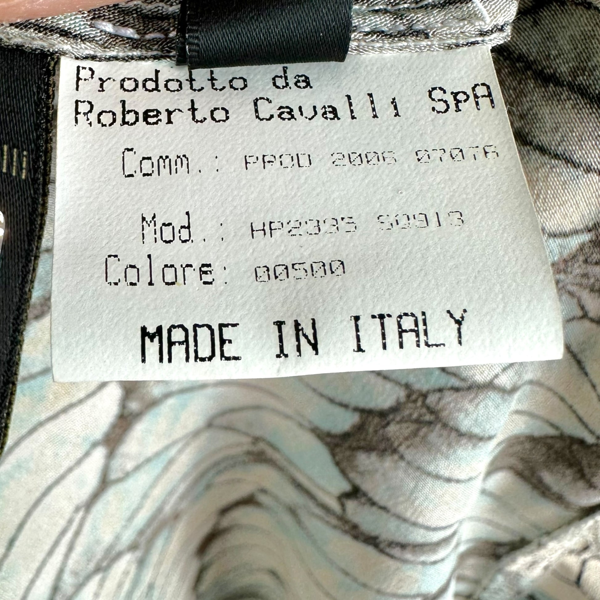 Roberto Cavalli Silk Midi Skirt Blue Brown Feather Print